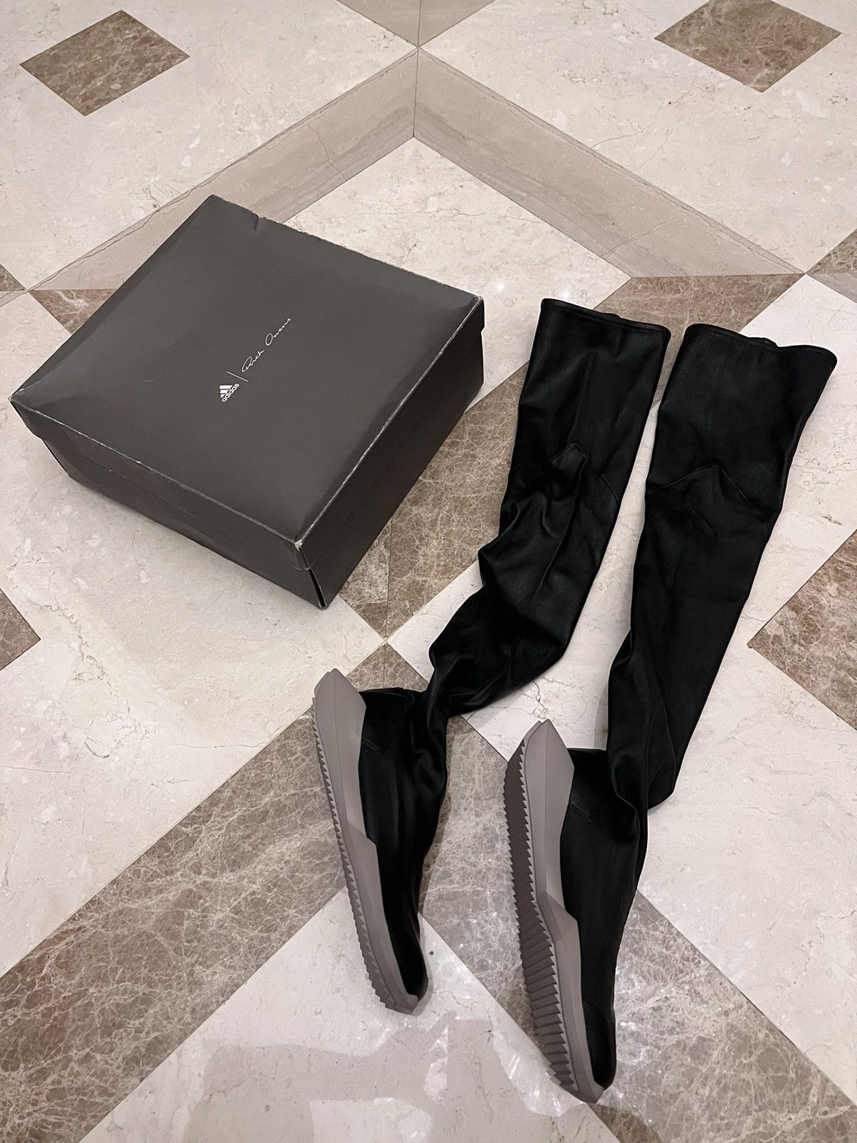 Adidas × Rick Owens Rick owens Adidas stretch tech runner boots size40 Size US 7 / EU 40 - 4 Thumbnail