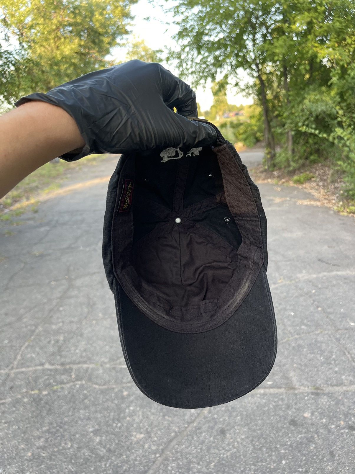 Vintage Vintage Von Dutch Black Rhinestones Hat Cap Y2K Size ONE SIZE - 12 Thumbnail