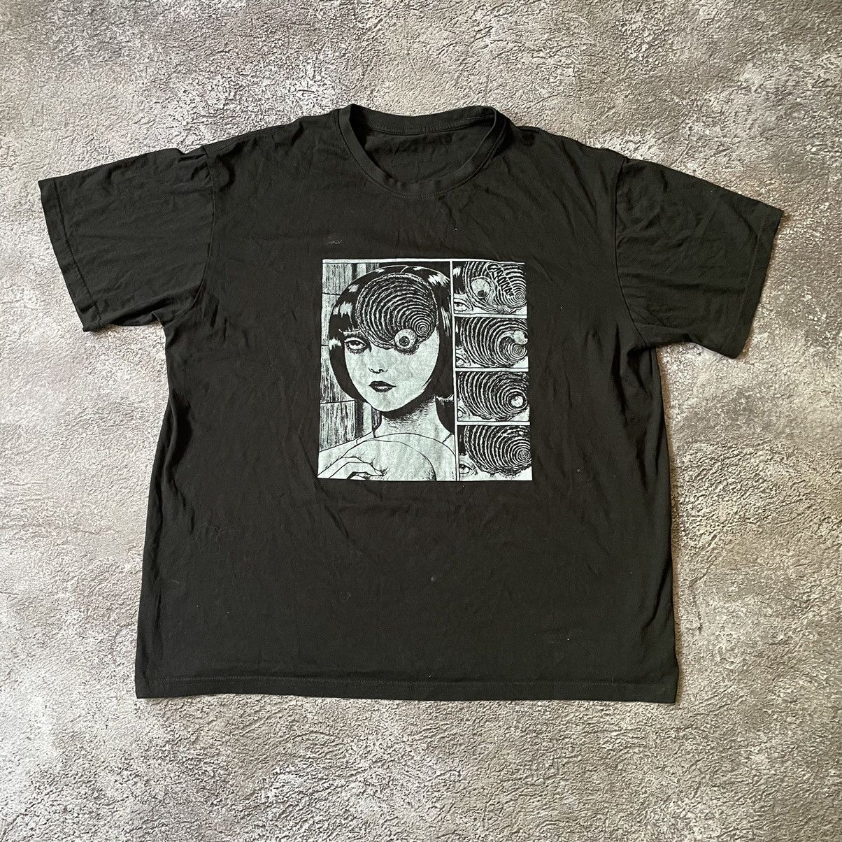 Vintage Vintage Y2K Graphic Tee Skeleton Face Abstract Grunge Boxy L Size US L / EU 52-54 / 3 - 3 Thumbnail