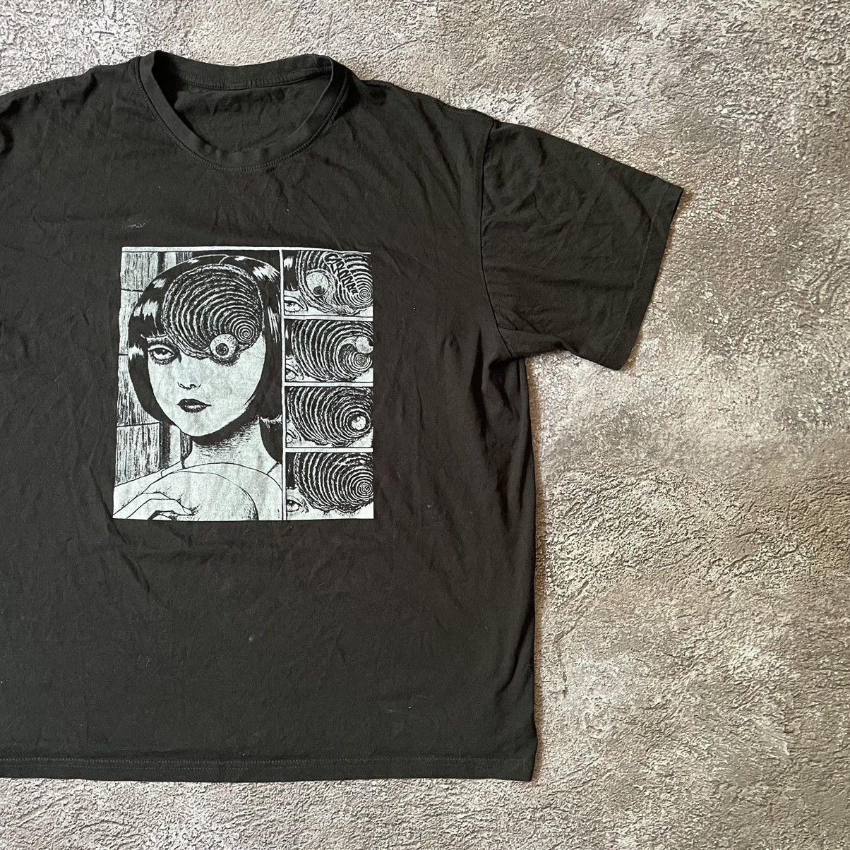 Vintage Vintage Y2K Graphic Tee Skeleton Face Abstract Grunge Boxy L Size US L / EU 52-54 / 3 - 2 Thumbnail