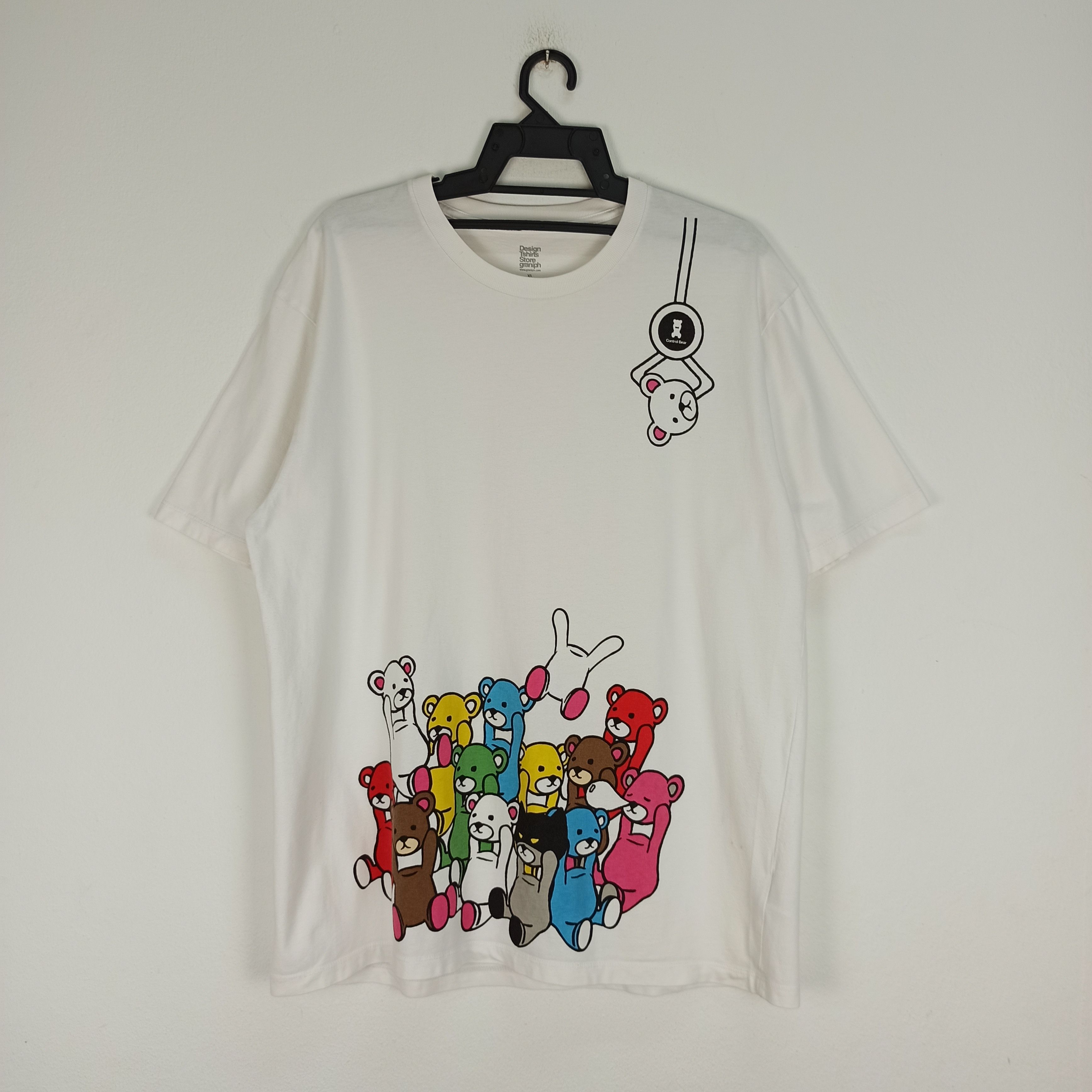 Japanese Brand Vintage Graniph Control Bear Tshirt Size US XL / EU 56 / 4 - 1 Thumbnail