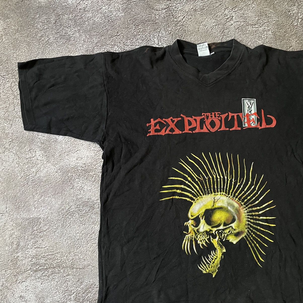 Vintage Vintage Y2K SKELETON CREEPY FACE ABSTRACT ANGRY L Size US L / EU 52-54 / 3 - 4 Thumbnail