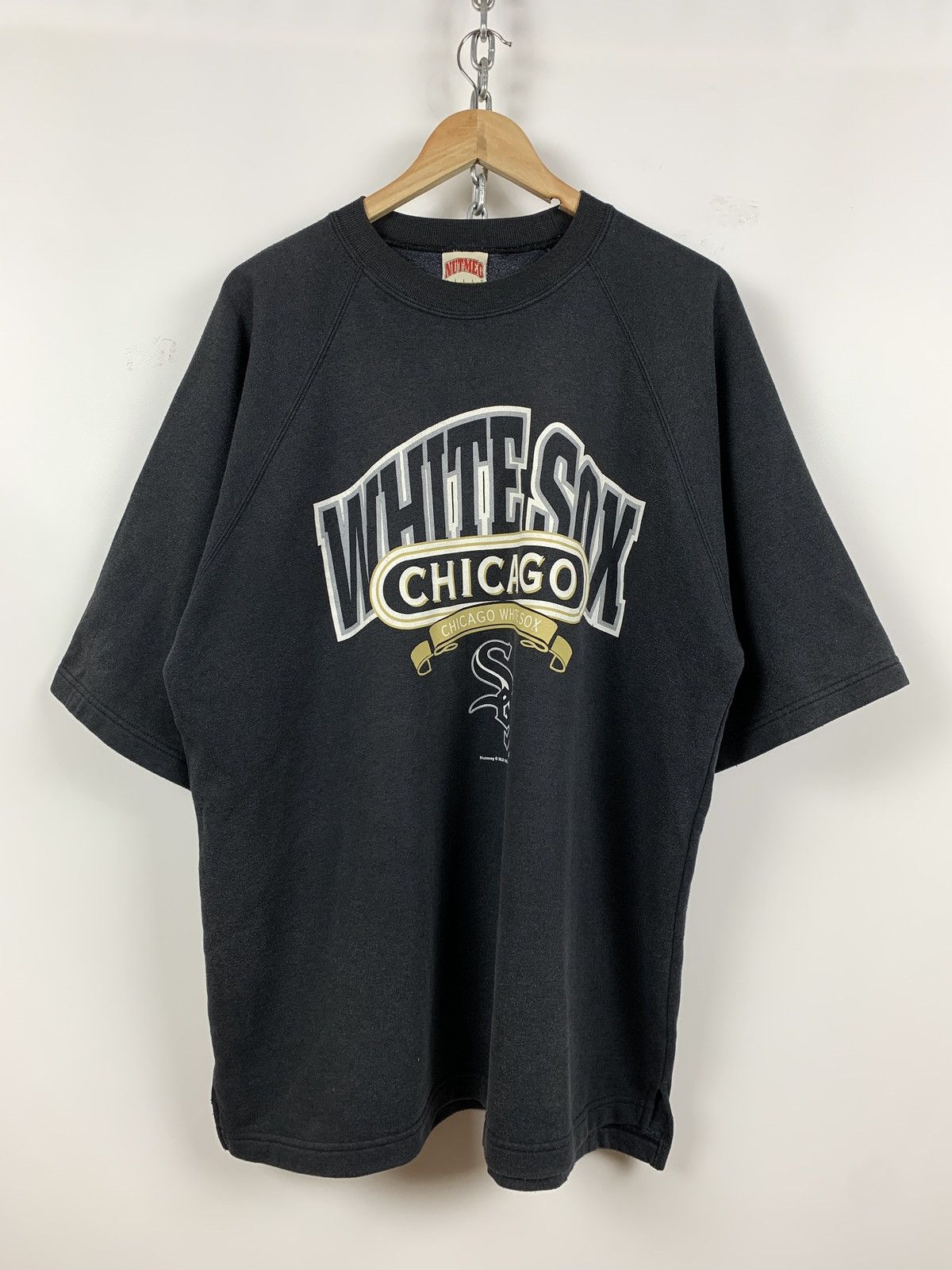 MLB 1995 Vintage Chicago White Sox MLB Nutmeg Shirt/Sweatshirt Size US XL / EU 56 / 4 - 1 Thumbnail