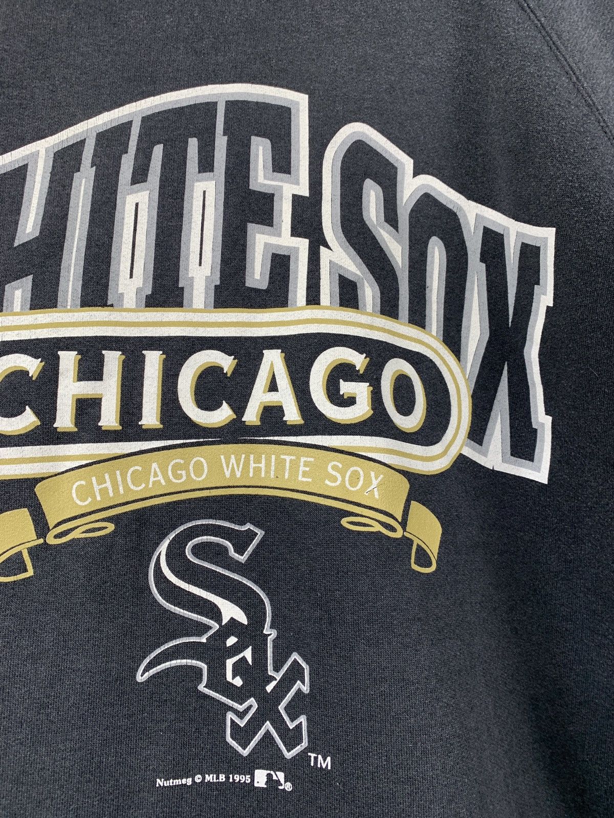 MLB 1995 Vintage Chicago White Sox MLB Nutmeg Shirt/Sweatshirt Size US XL / EU 56 / 4 - 8 Thumbnail