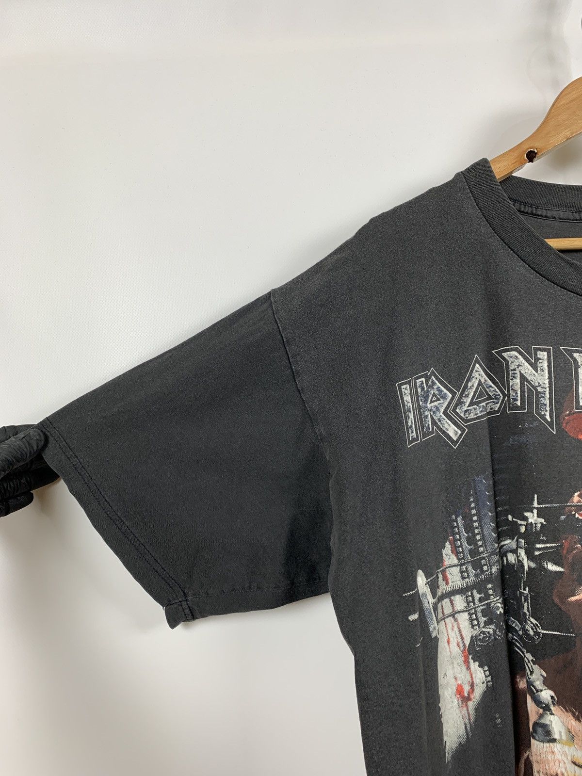 Band Tees 1995 Vintage Iron Maiden The X Factor Tour Very Rare T-Shirt Size US XXL / EU 58 / 5 - 12 Thumbnail