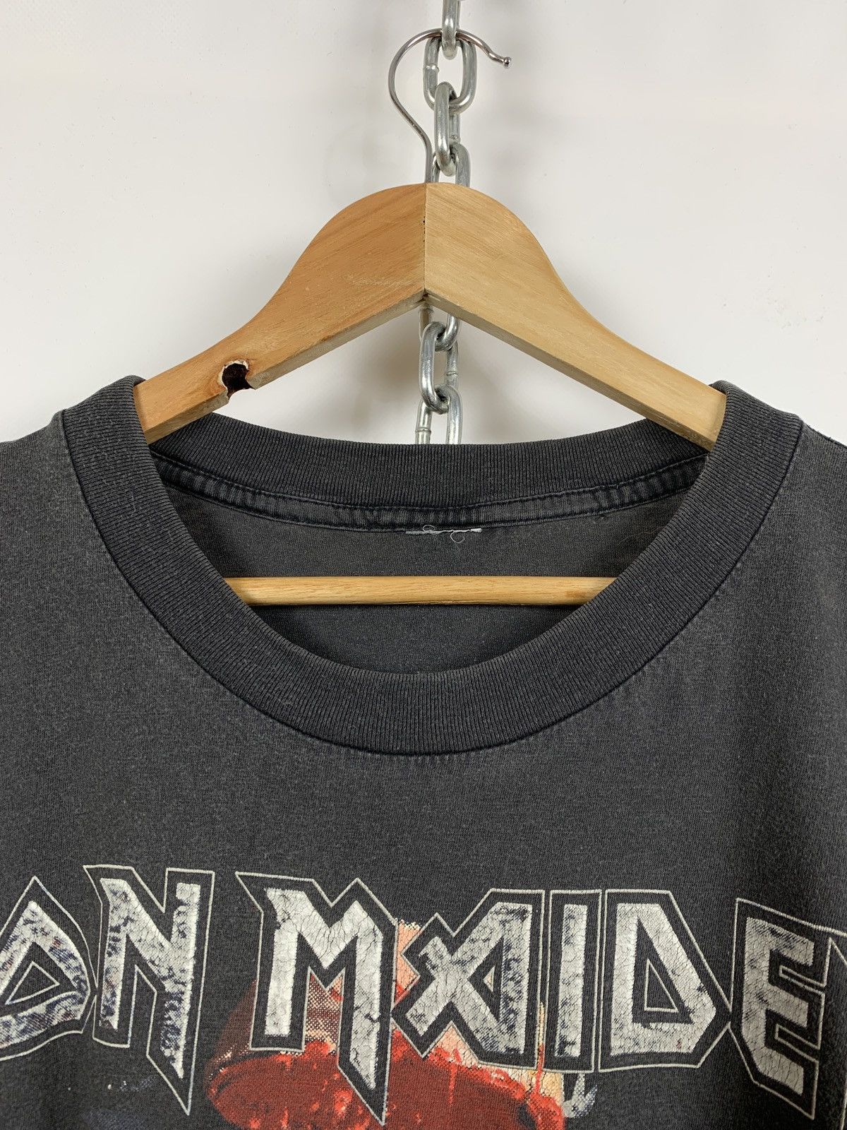 Band Tees 1995 Vintage Iron Maiden The X Factor Tour Very Rare T-Shirt Size US XXL / EU 58 / 5 - 8 Thumbnail