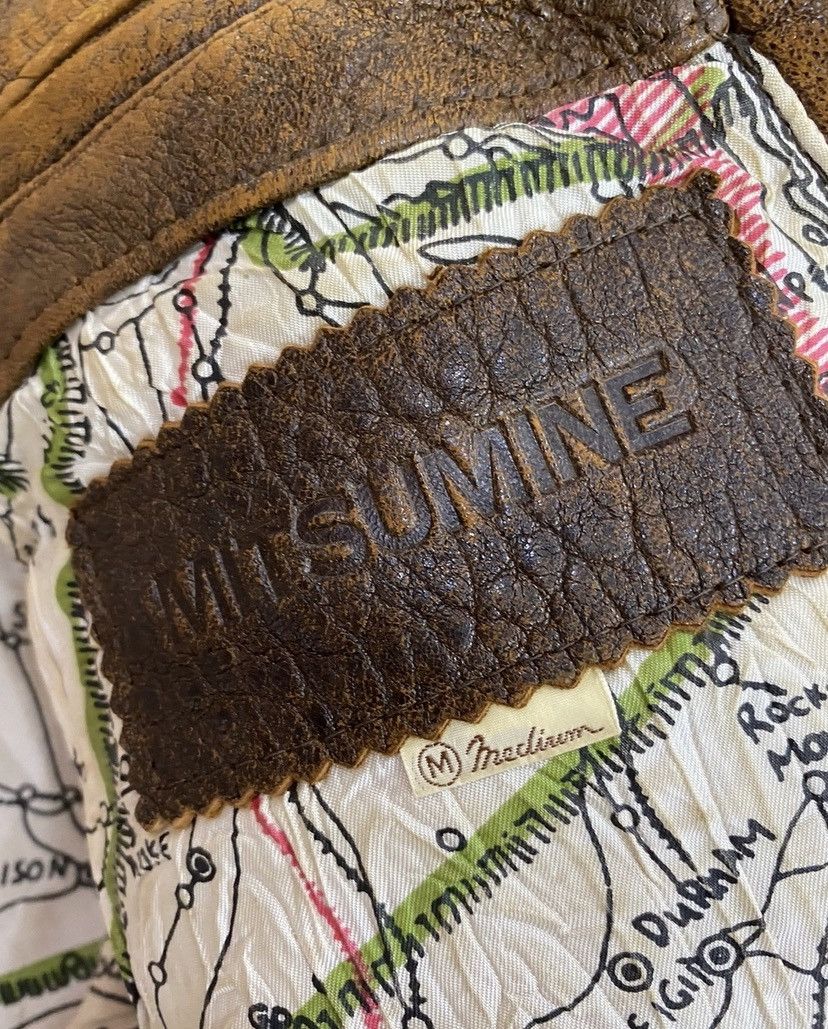 Genuine Leather × Japanese Brand × Vintage MITSUMINE Pvc Leather Jacket nice designer Size US L / EU 52-54 / 3 - 4 Thumbnail