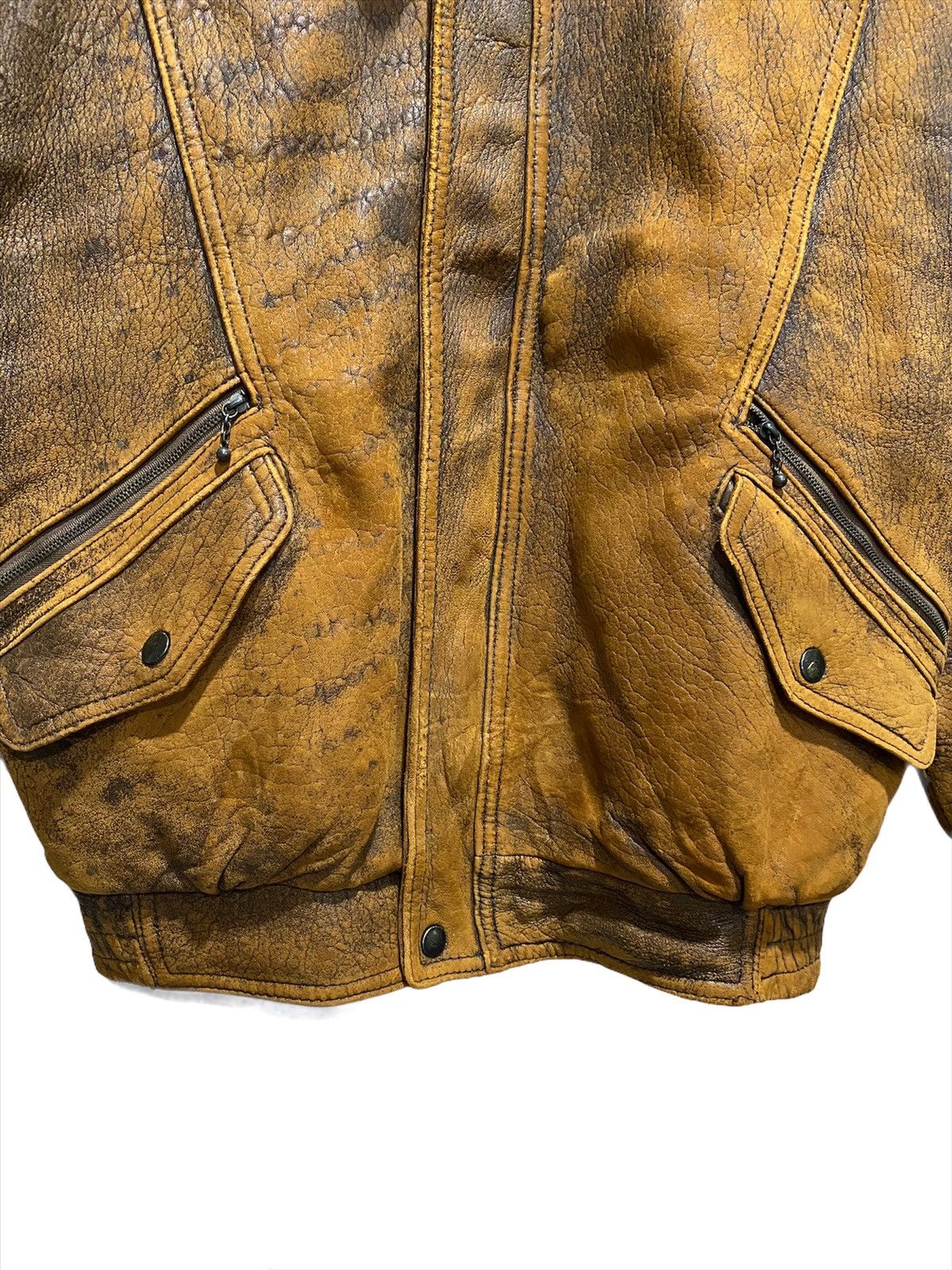 Genuine Leather × Japanese Brand × Vintage MITSUMINE Pvc Leather Jacket nice designer Size US L / EU 52-54 / 3 - 10 Thumbnail
