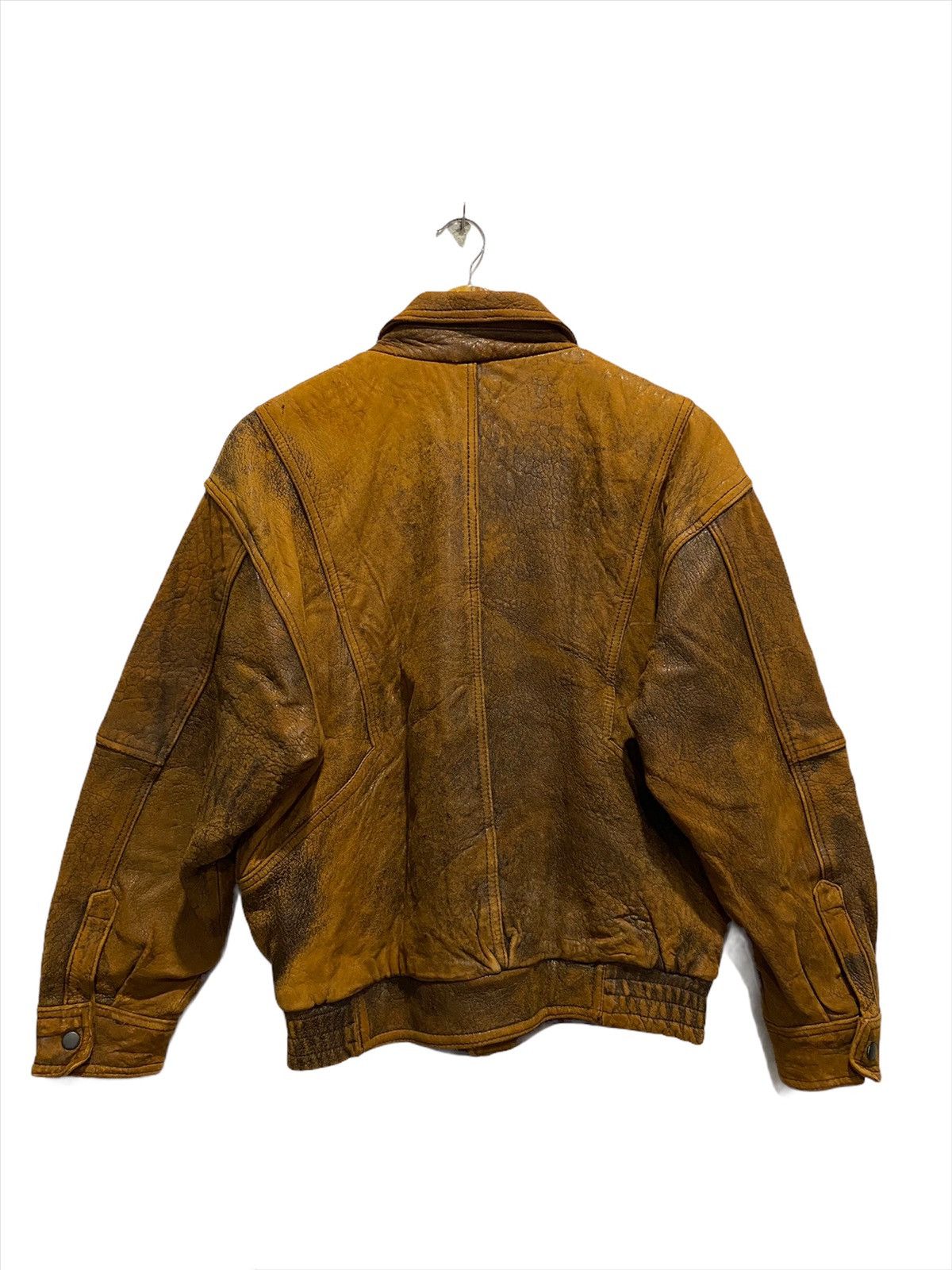 Genuine Leather × Japanese Brand × Vintage MITSUMINE Pvc Leather Jacket nice designer Size US L / EU 52-54 / 3 - 8 Thumbnail