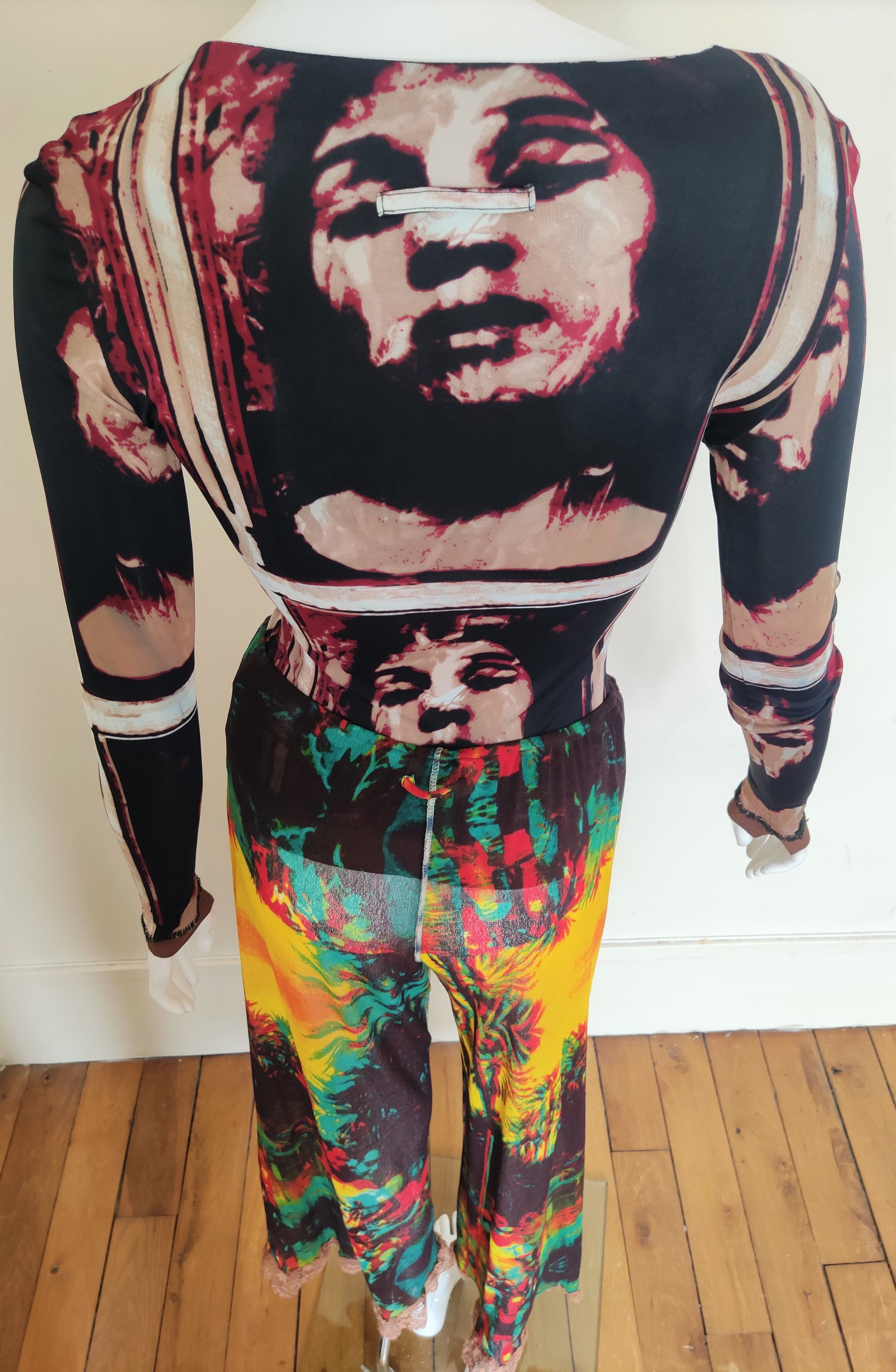 Jean Paul Gaultier Jean Paul Gaultier Angel Jesus Religious Angel Tee Top Size S / US 4 / IT 40 - 11 Thumbnail