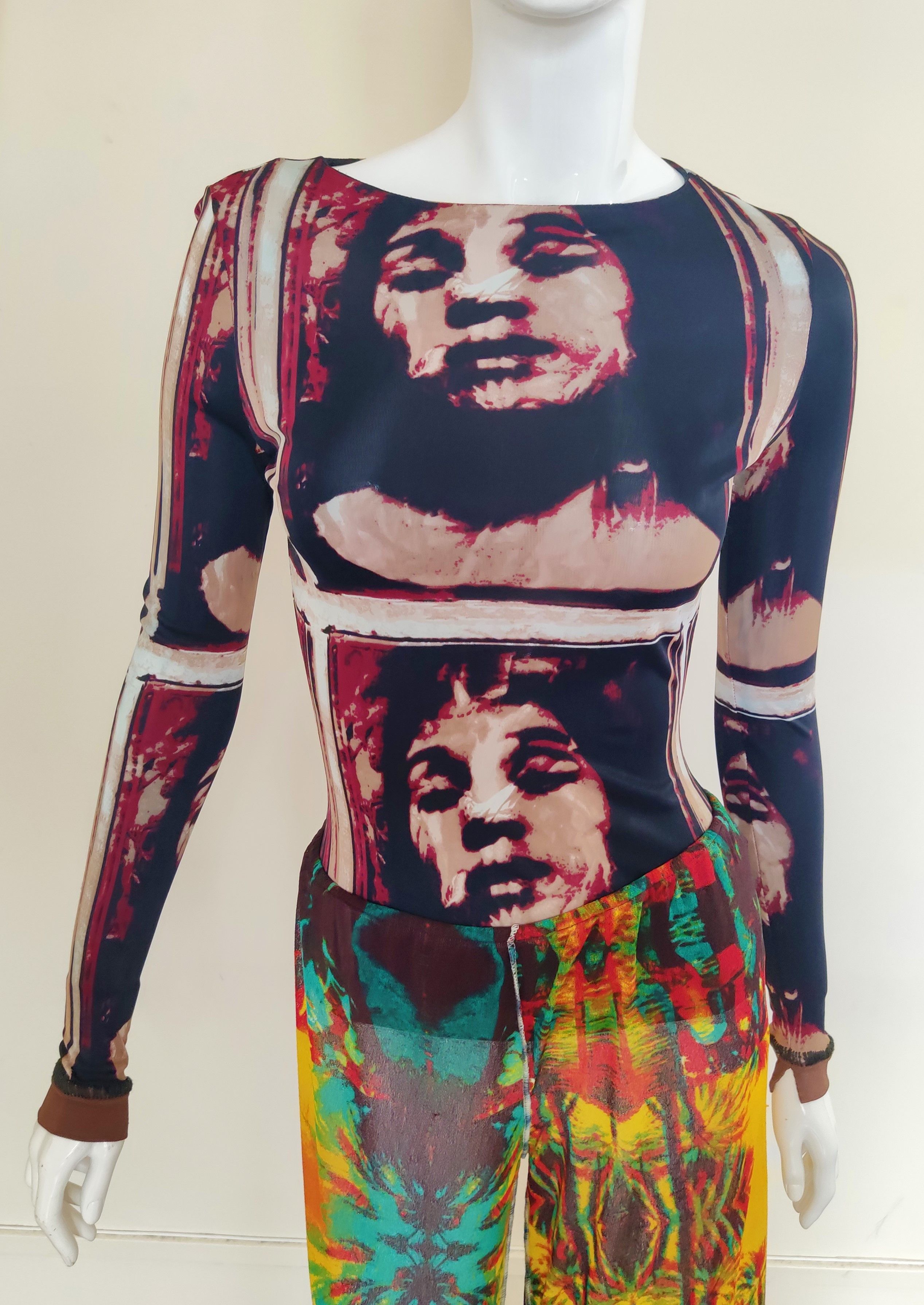 Jean Paul Gaultier Jean Paul Gaultier Angel Jesus Religious Angel Tee Top Size S / US 4 / IT 40 - 14 Thumbnail