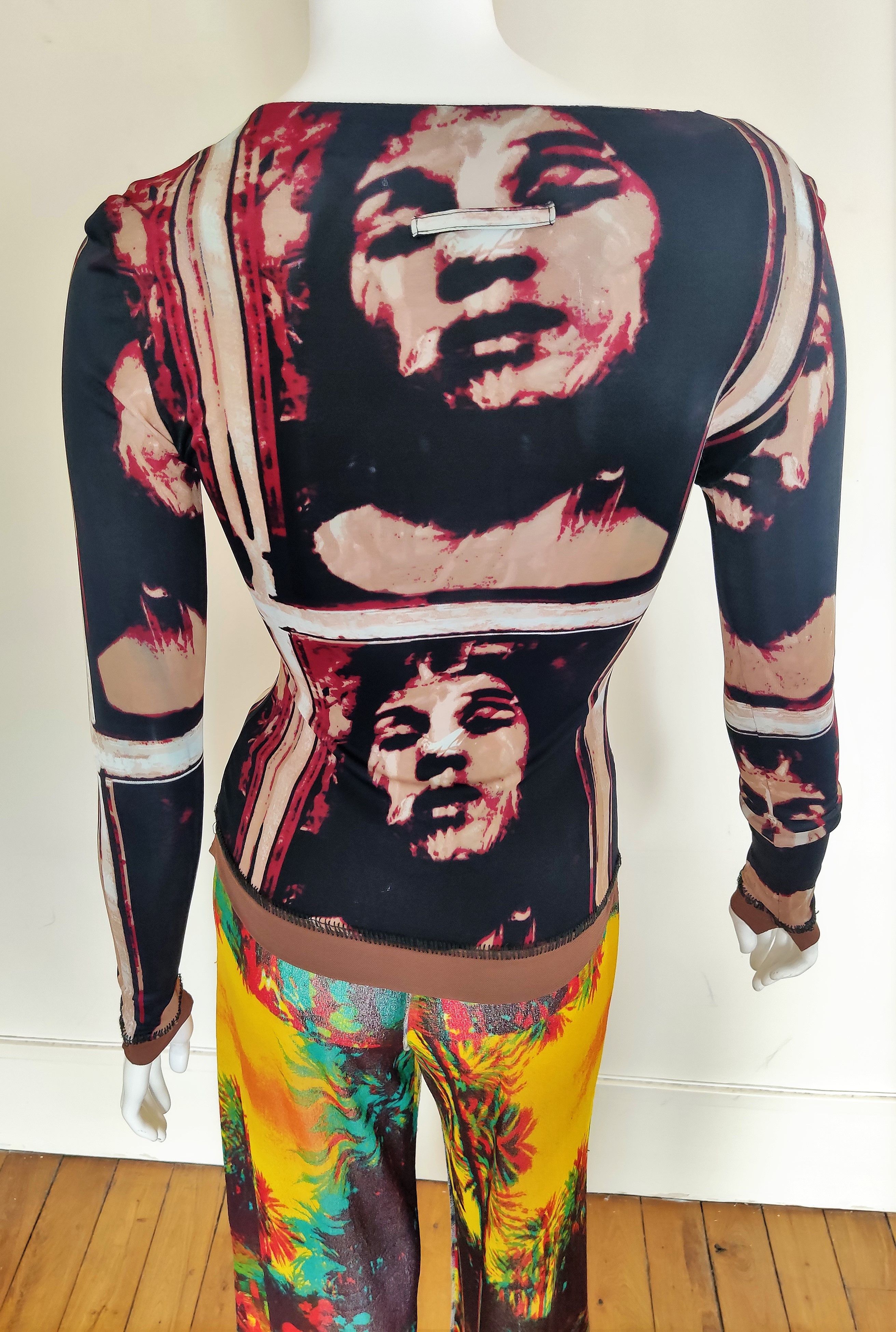 Jean Paul Gaultier Jean Paul Gaultier Angel Jesus Religious Angel Tee Top Size S / US 4 / IT 40 - 3 Thumbnail