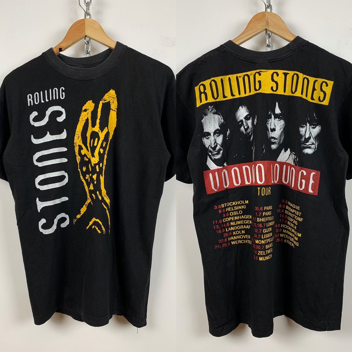 Band Tees Vintage The Rolling Stones Voodoo Lounge Tour T-Shirt Size US M / EU 48-50 / 2 - 1 Thumbnail