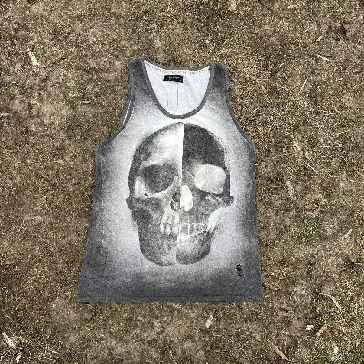 Band Tees Vintage Y2K Skulls Religion Face Vamp Devil Dead Print Tee Size US M / EU 48-50 / 2 - 1 Thumbnail