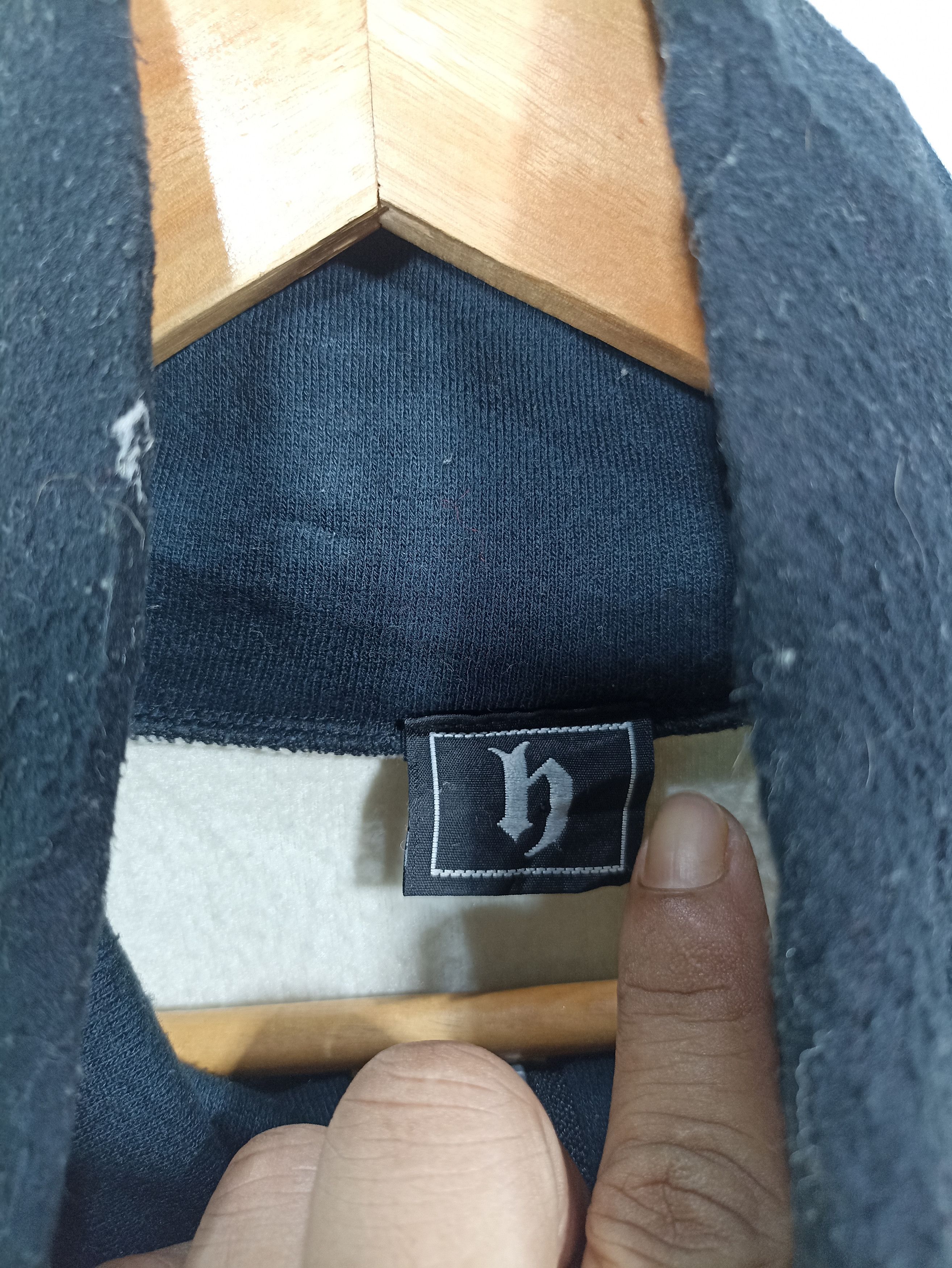 Japanese Brand × Vintage Vintage Japanese Brand H Fleece Big Logo Size US XL / EU 56 / 4 - 7 Thumbnail