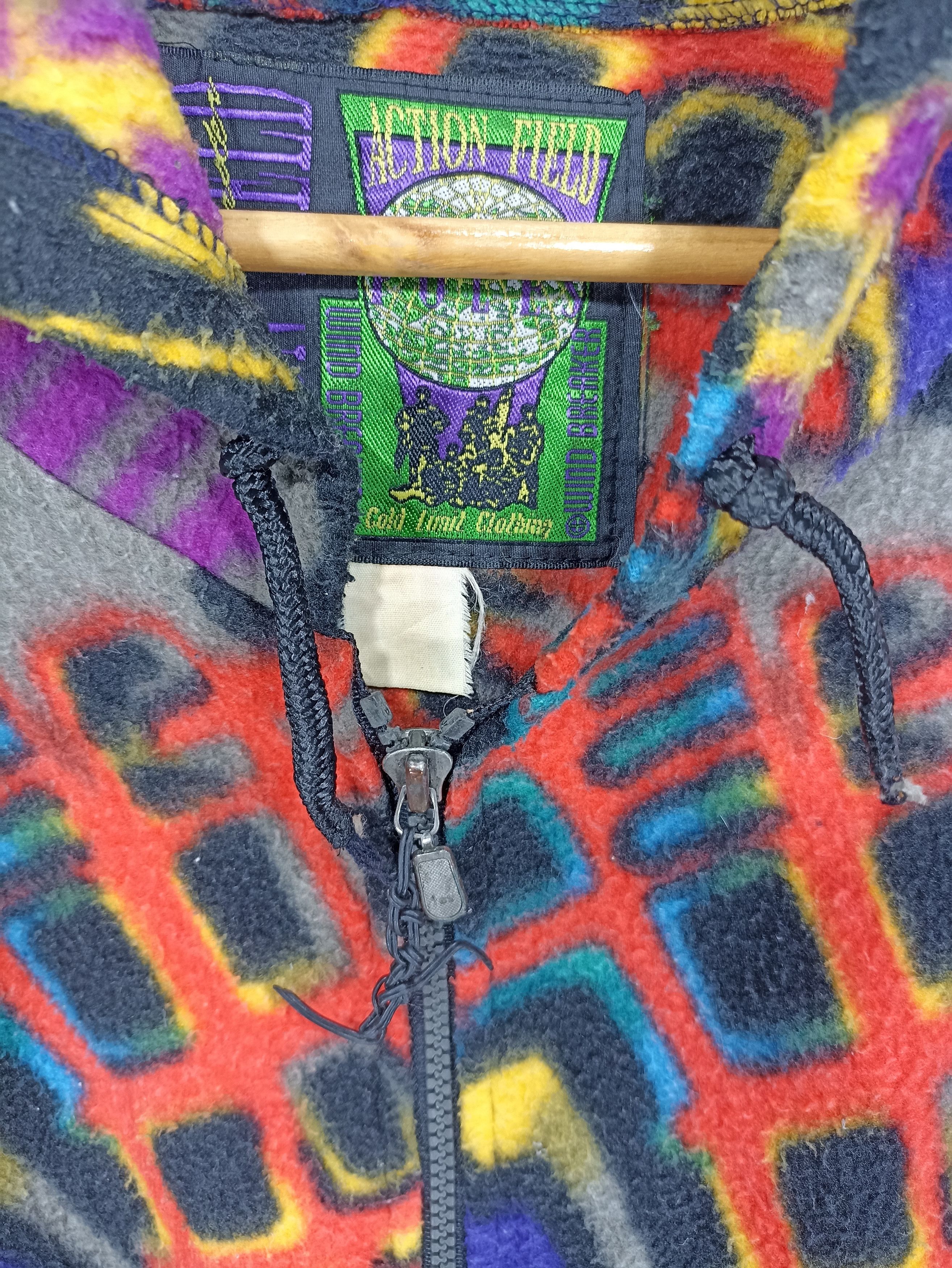 Japanese Brand × Vintage Vintage Action Field Full Print Outdoor Fleece Size US L / EU 52-54 / 3 - 5 Thumbnail