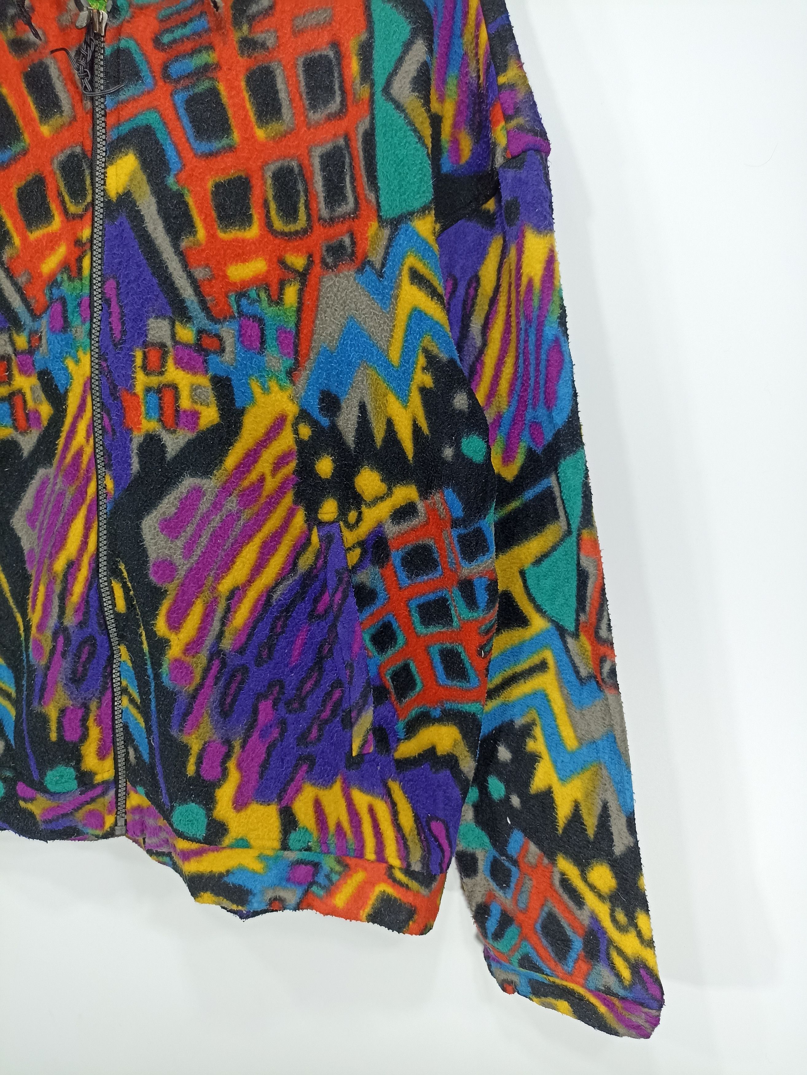 Japanese Brand × Vintage Vintage Action Field Full Print Outdoor Fleece Size US L / EU 52-54 / 3 - 2 Thumbnail