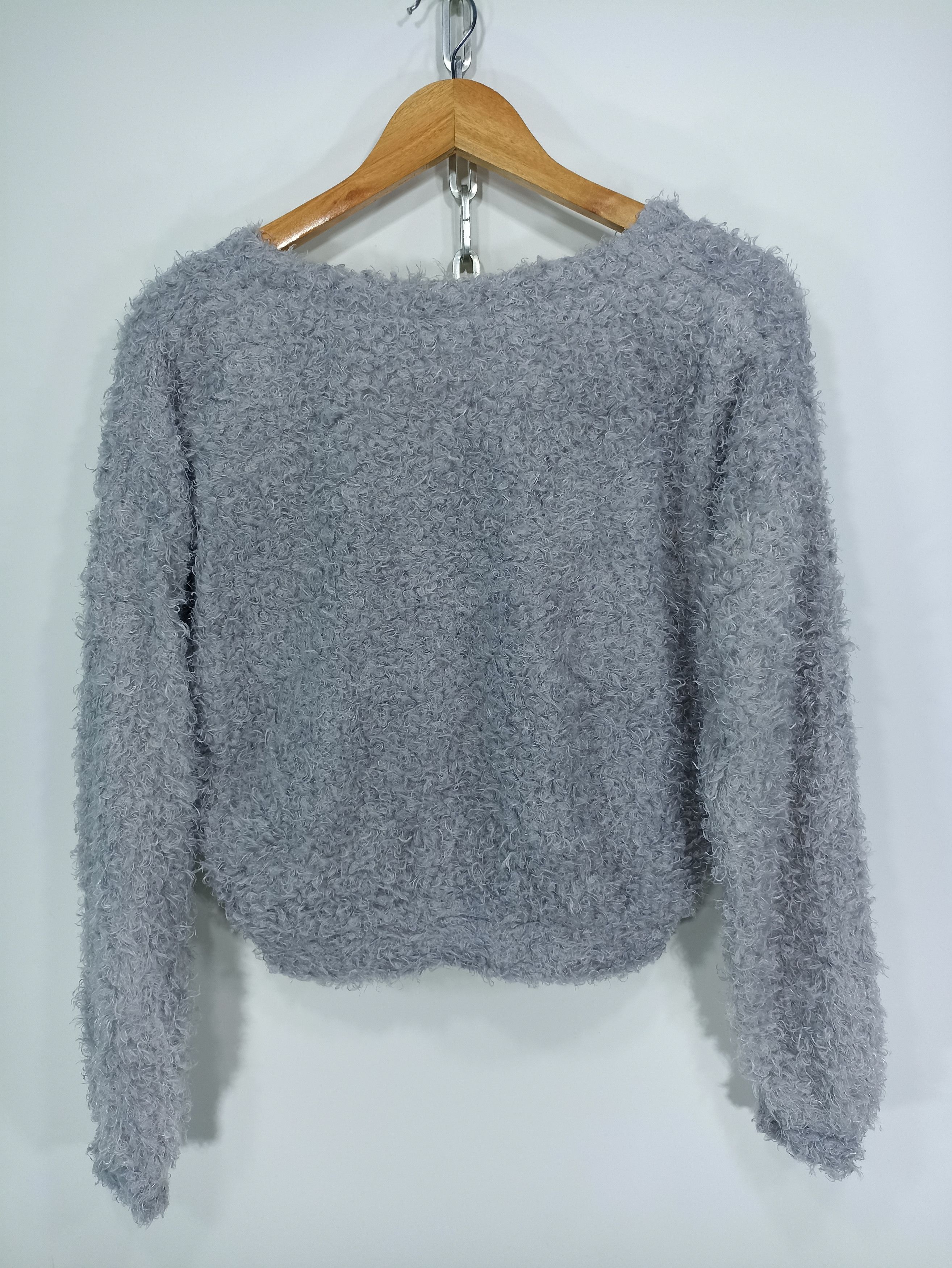 Designer × Japanese Brand Japanese Shaggy Fleece Cardigan Cropped Size US S / EU 44-46 / 1 - 4 Thumbnail