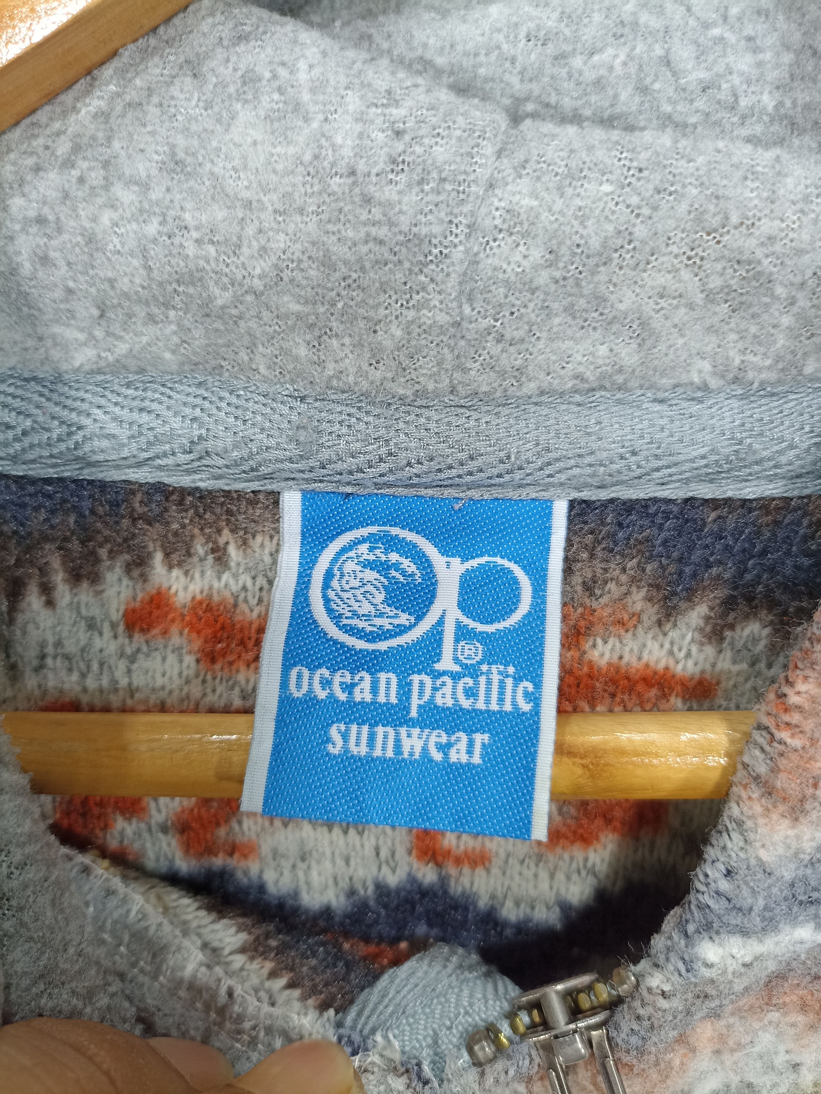 Ocean Pacific × Vintage Vintage Op Fleece Zipper Sweatshirts Size US M / EU 48-50 / 2 - 6 Thumbnail