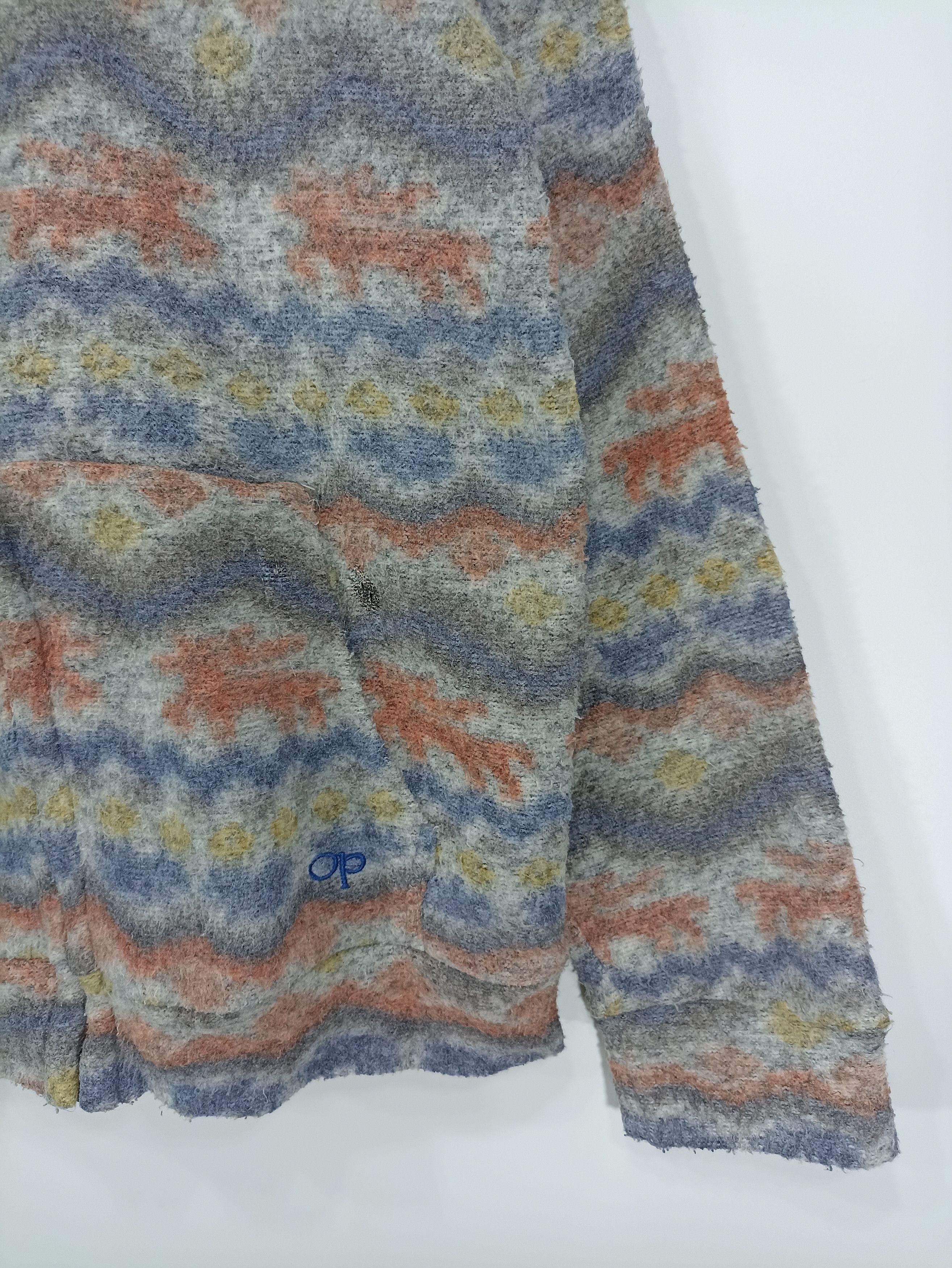 Ocean Pacific × Vintage Vintage Op Fleece Zipper Sweatshirts Size US M / EU 48-50 / 2 - 2 Thumbnail