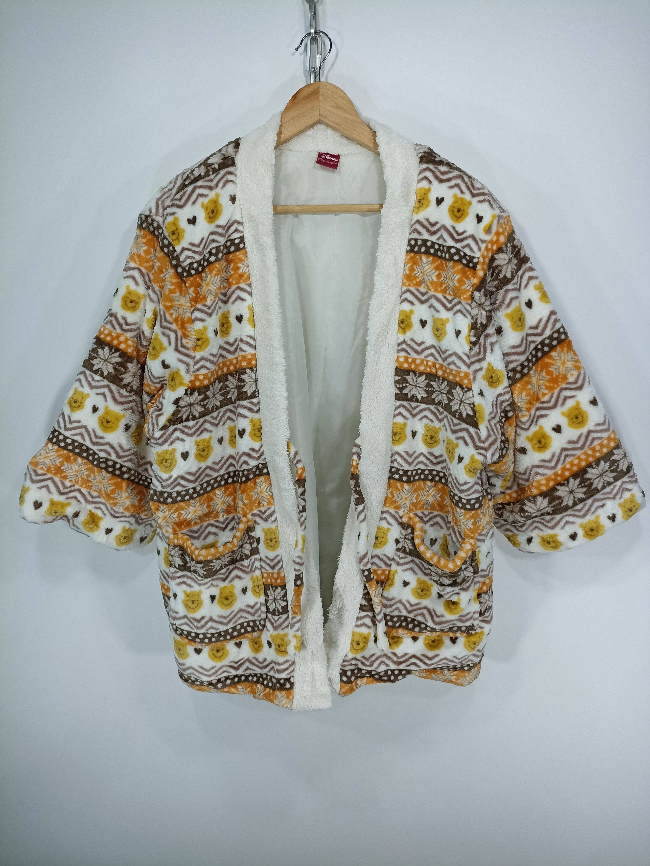 image of Pooh Disney Kimono Hanten Fleece, Men's (Size Medium)