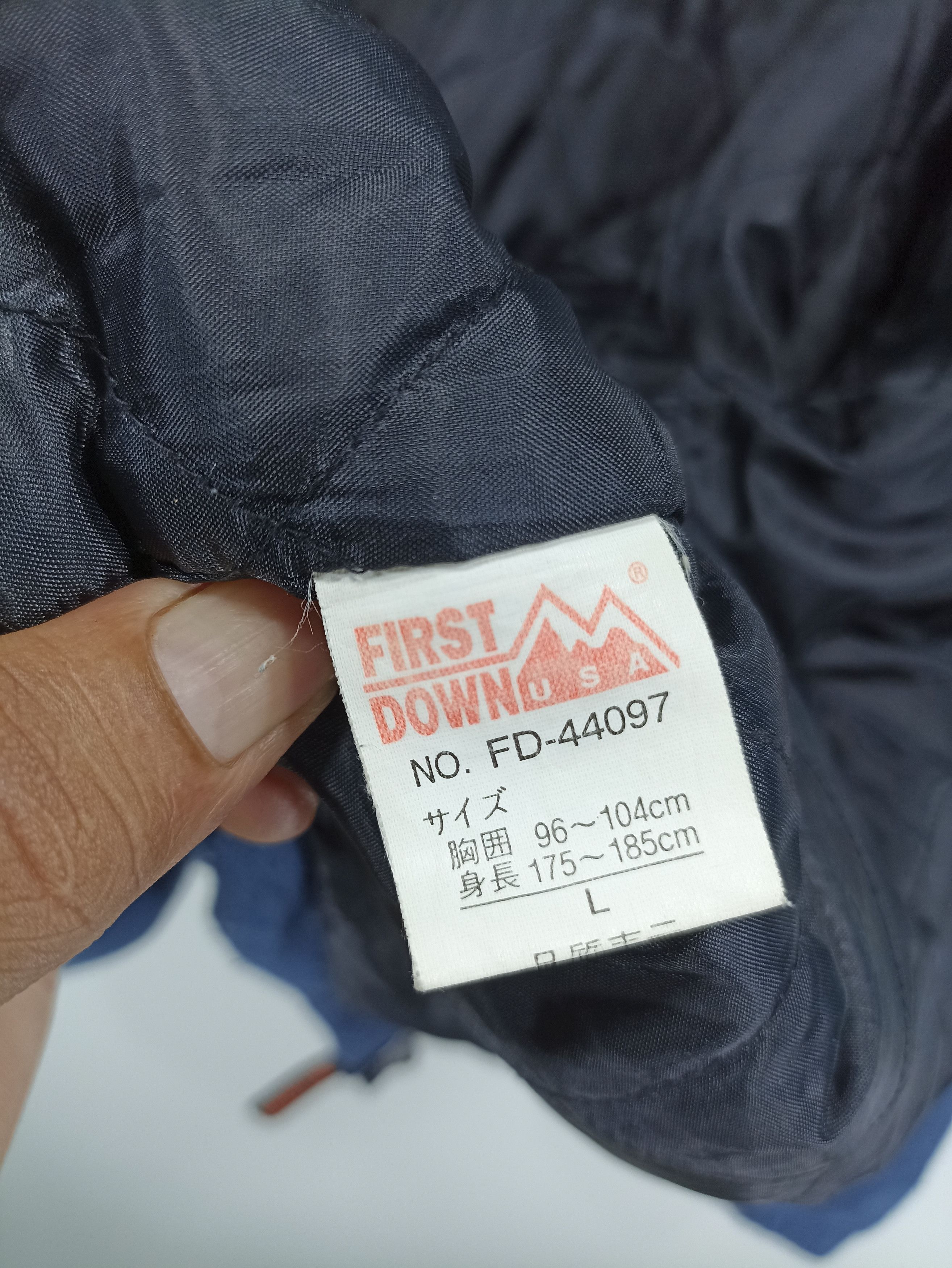 Japanese Brand × Vintage Authentic First Down Fleece Sweat Jacket Size US L / EU 52-54 / 3 - 9 Thumbnail