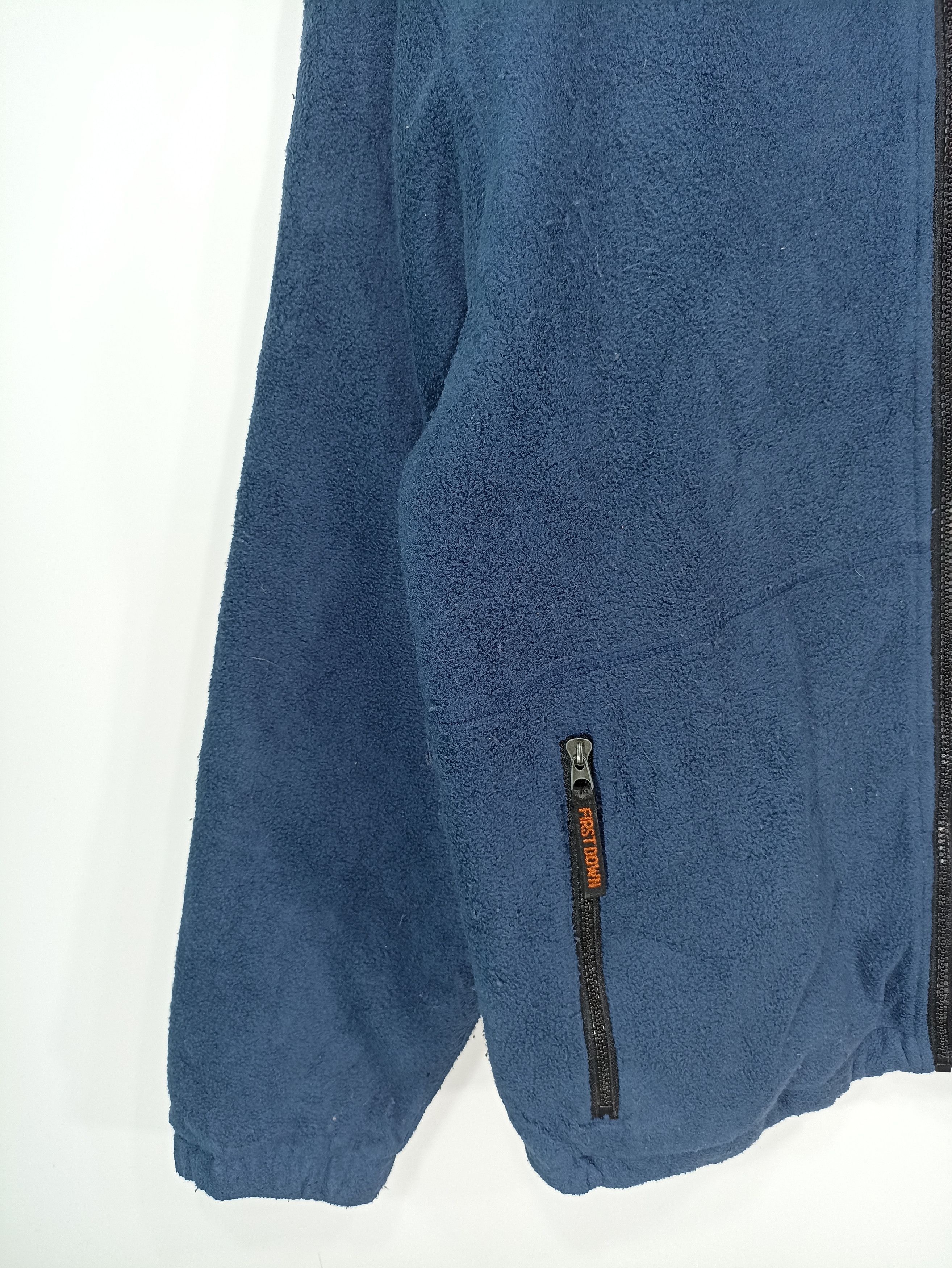 Japanese Brand × Vintage Authentic First Down Fleece Sweat Jacket Size US L / EU 52-54 / 3 - 2 Thumbnail