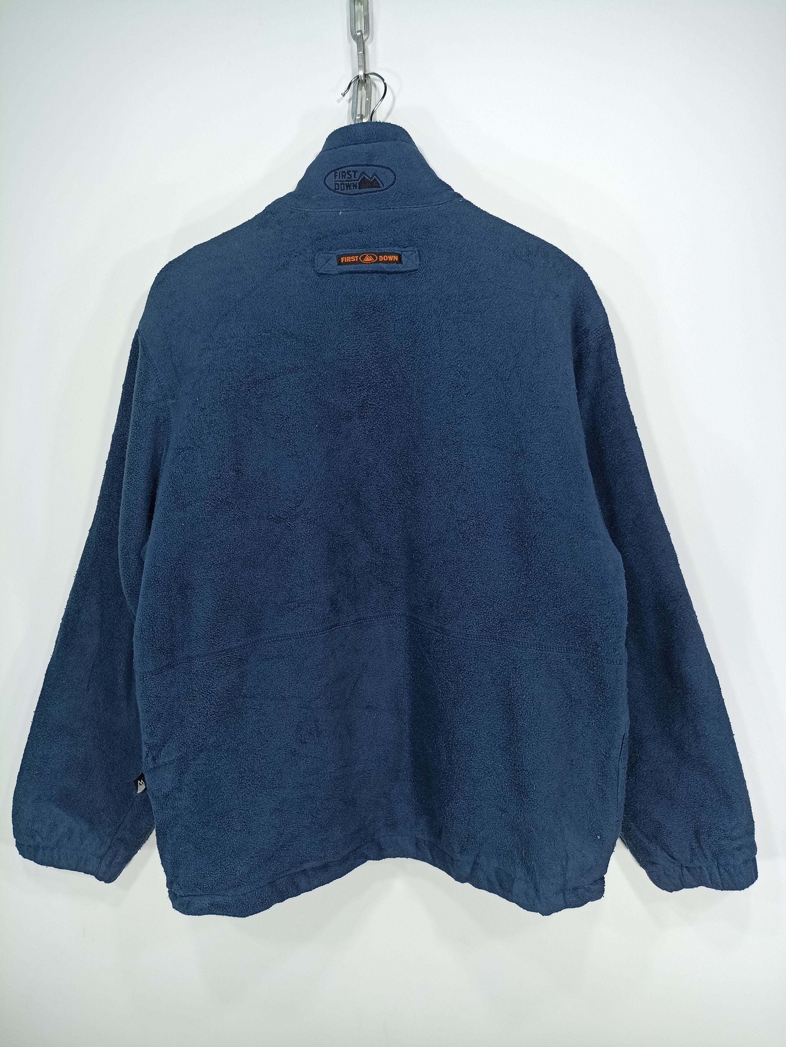 Japanese Brand × Vintage Authentic First Down Fleece Sweat Jacket Size US L / EU 52-54 / 3 - 6 Thumbnail