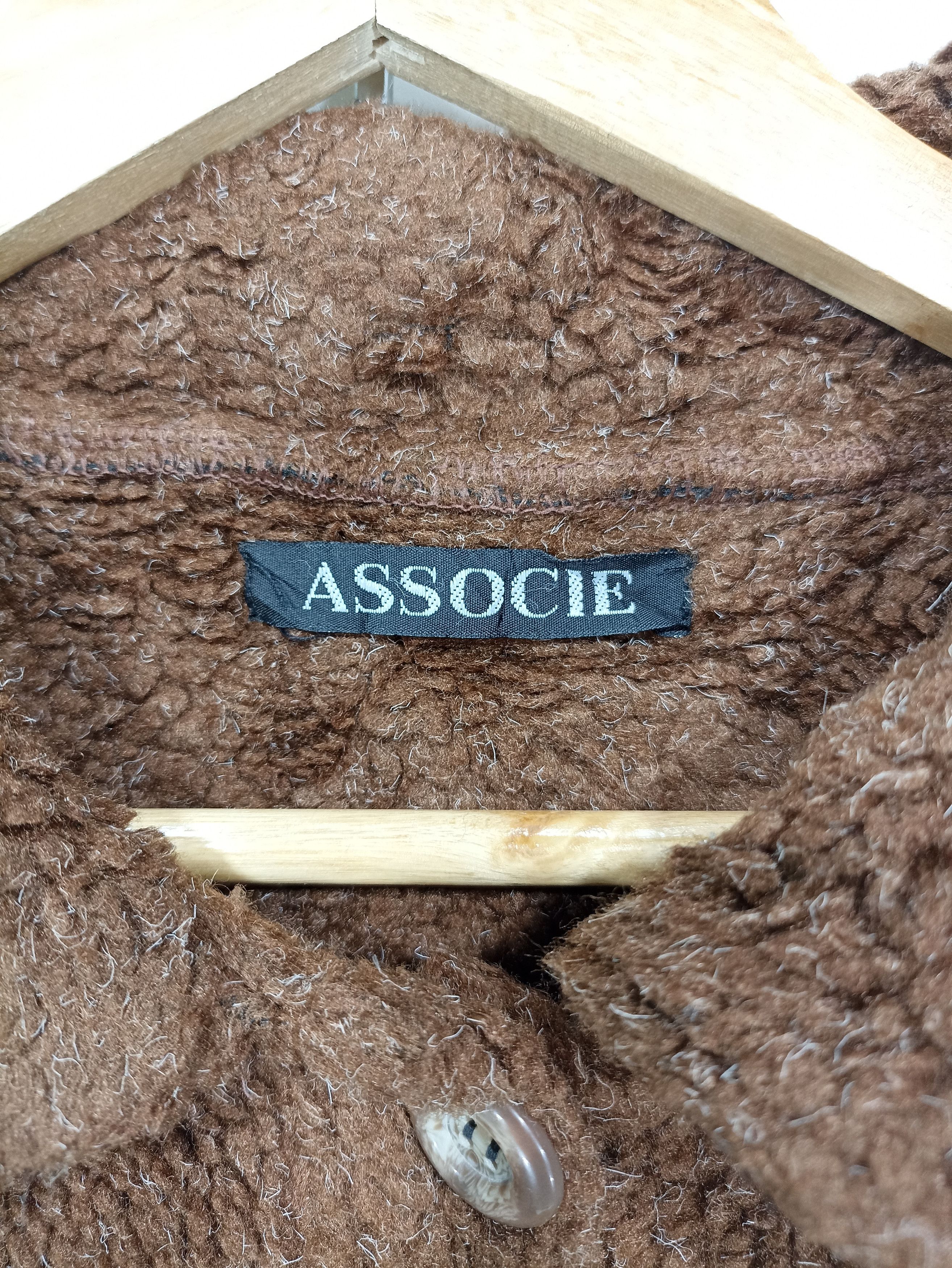 Designer × Japanese Brand × Vintage Vintage Associe Sherpa Fleece Jacket Size US M / EU 48-50 / 2 - 5 Thumbnail
