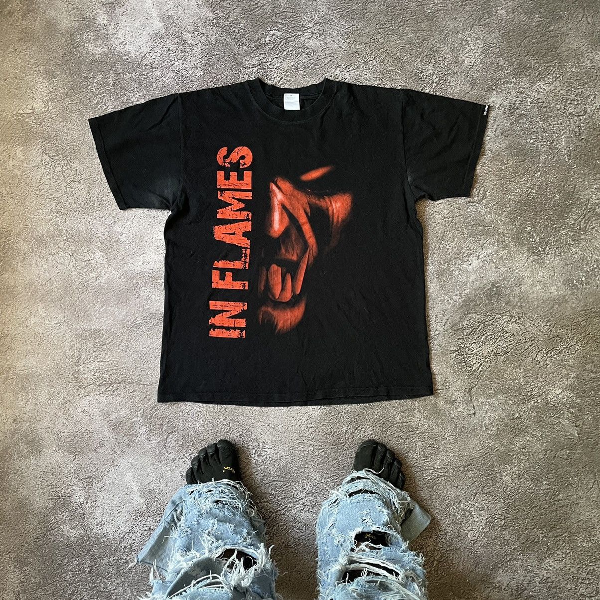 Vintage Vintage Y2K Graphic Tee Skeleton Print Grunge Streetwear L Size US L / EU 52-54 / 3 - 1 Thumbnail