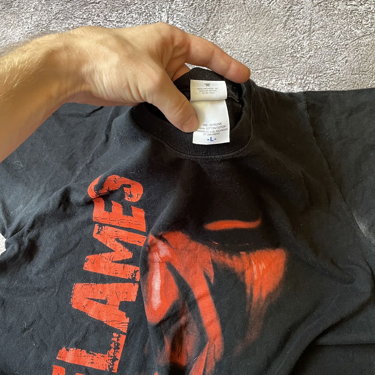 Vintage Vintage Y2K Graphic Tee Skeleton Print Grunge Streetwear L Size US L / EU 52-54 / 3 - 8 Thumbnail
