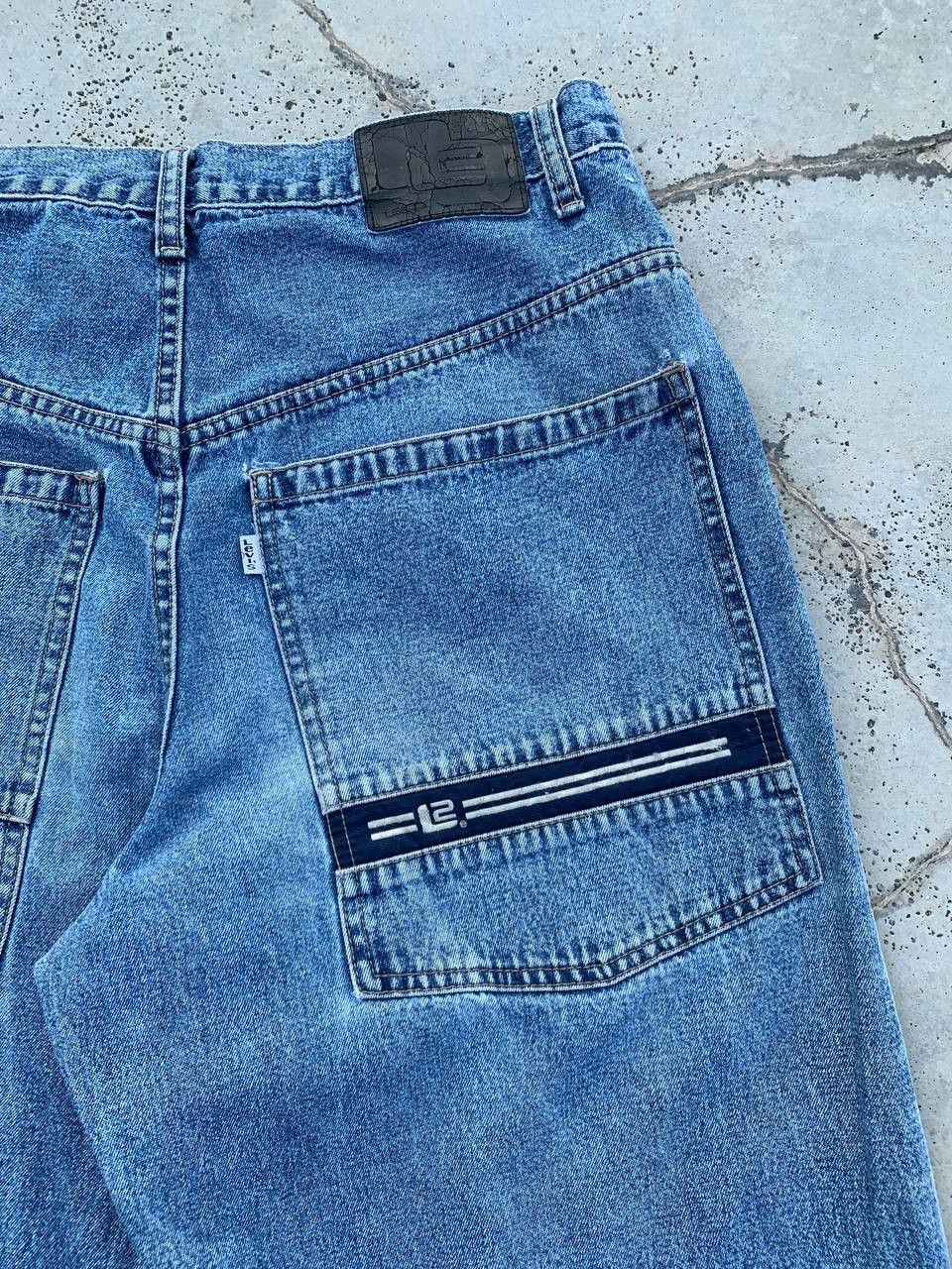 Levi's Levis L2 Vintage Baggy Light Washed Denim Jeans Size US 32 / EU 48 - 10 Thumbnail