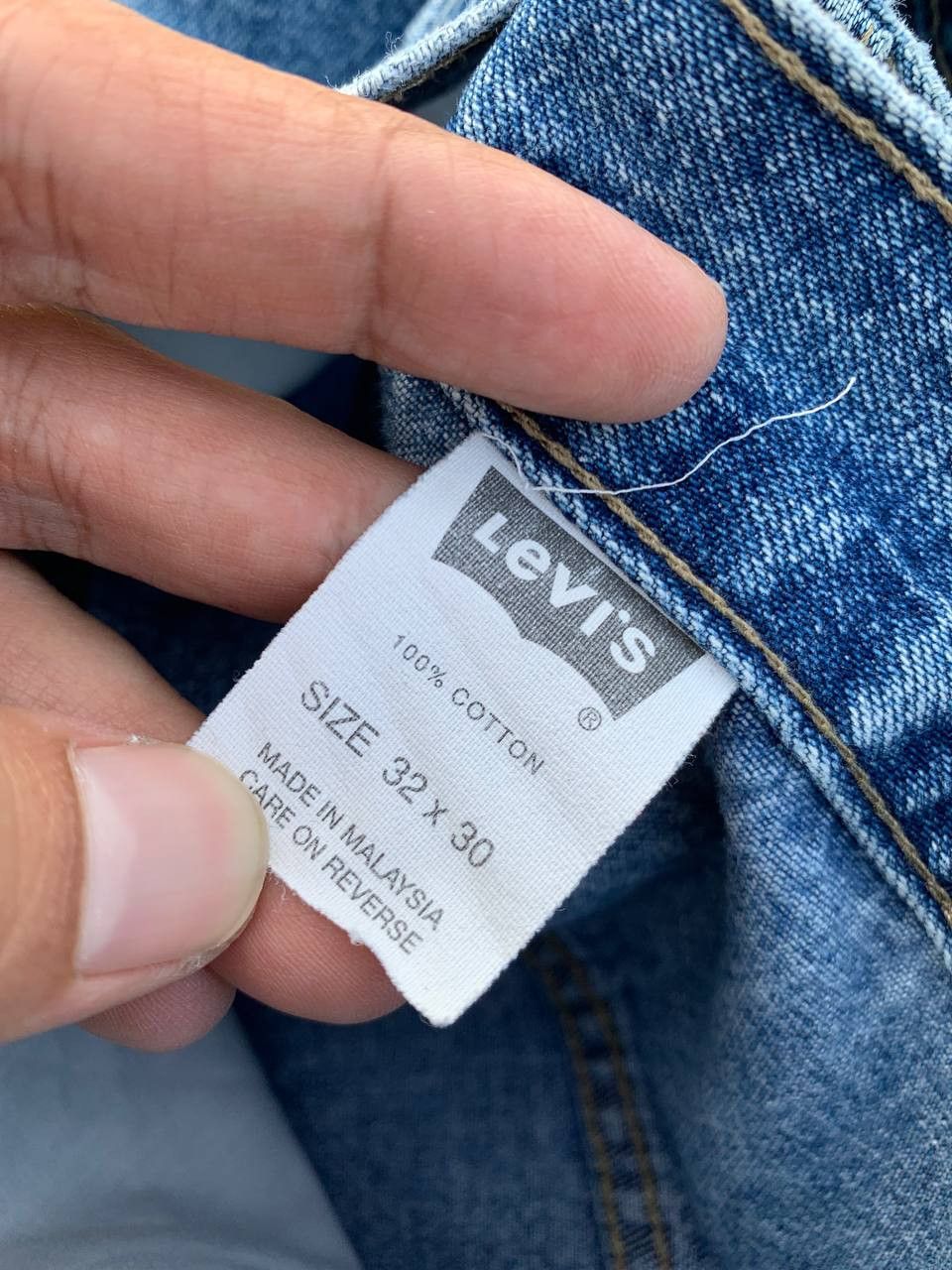 Levi's Levis L2 Vintage Baggy Light Washed Denim Jeans Size US 32 / EU 48 - 17 Thumbnail