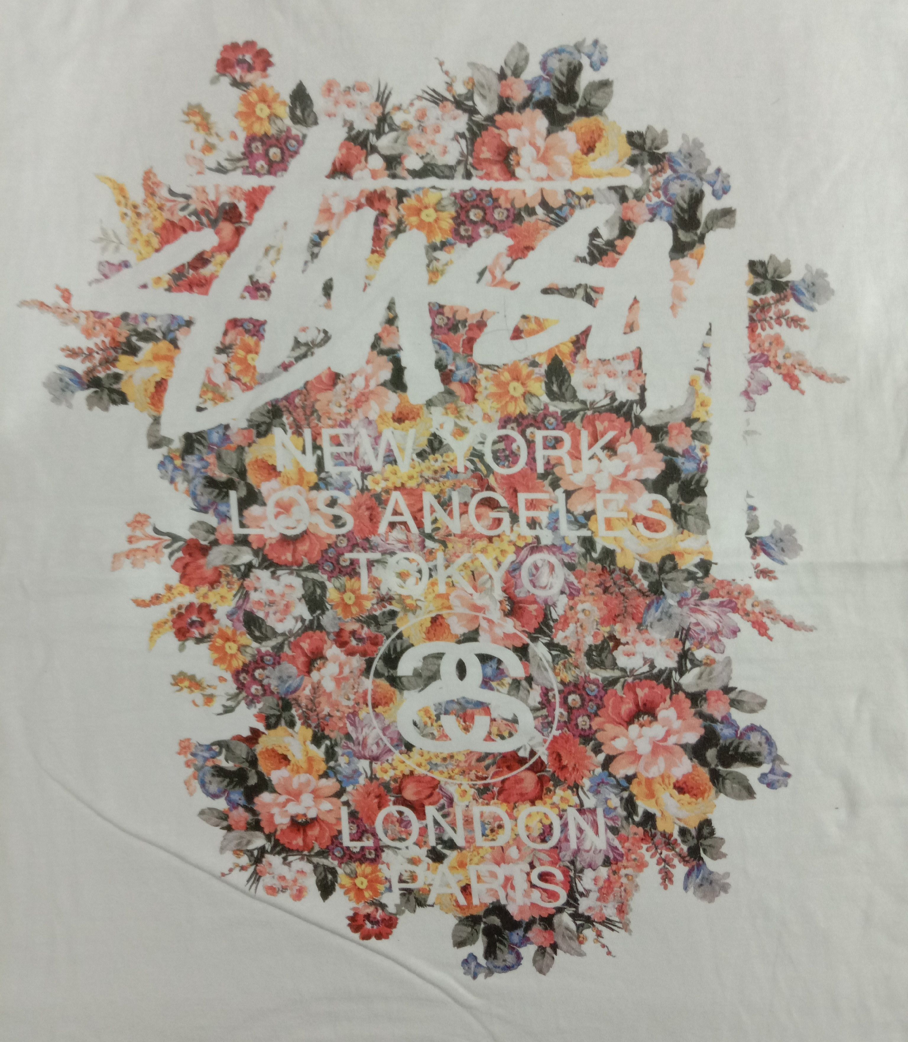Stussy Vintage 90s Stussy Shirt Flower Art Big Screen Logo Size US M / EU 48-50 / 2 - 2 Thumbnail