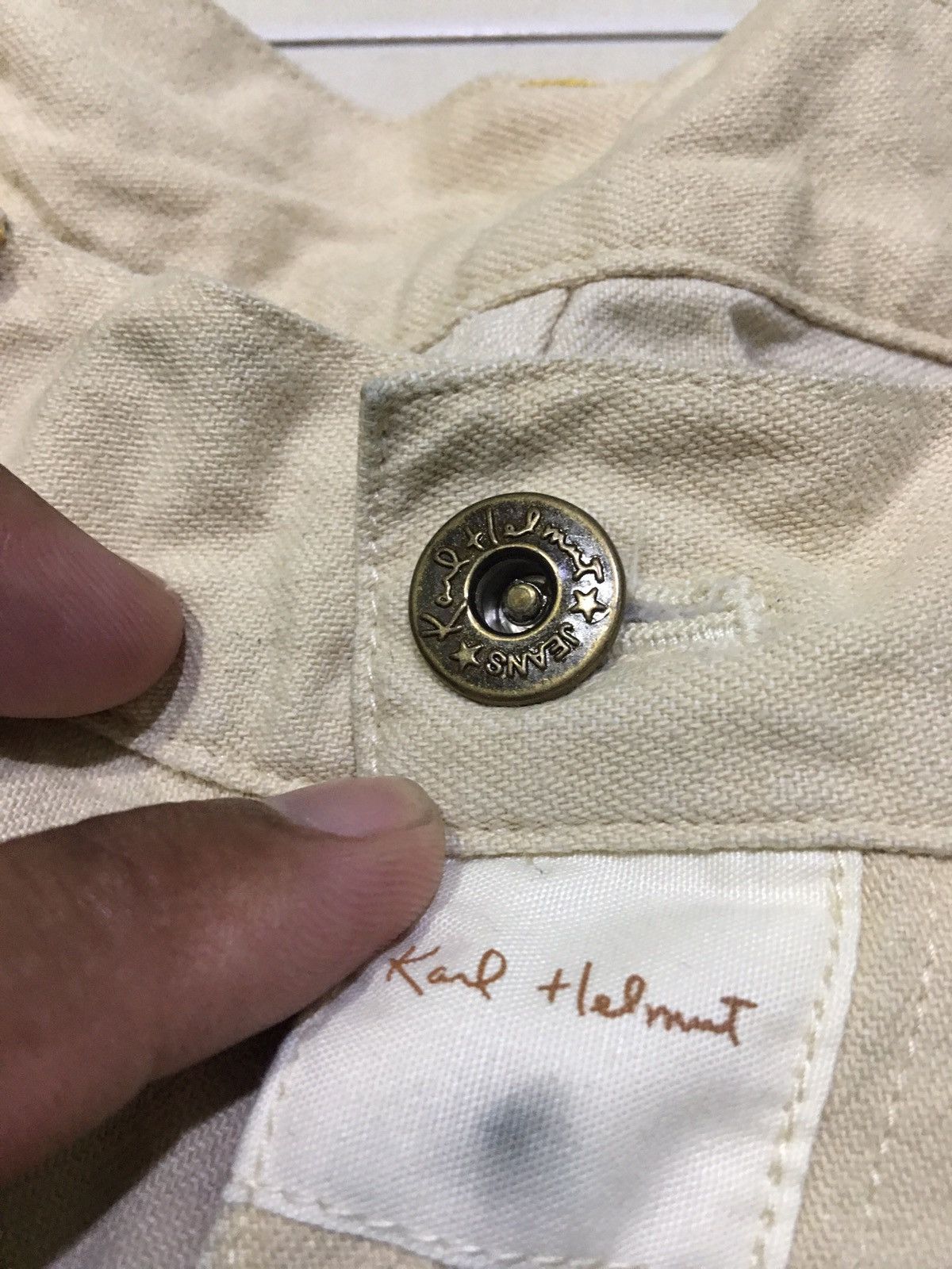 Karl Helmut Japanese Brand X Karl Helmut Patchwork Trouser Pants Size US 32 / EU 48 - 13 Thumbnail