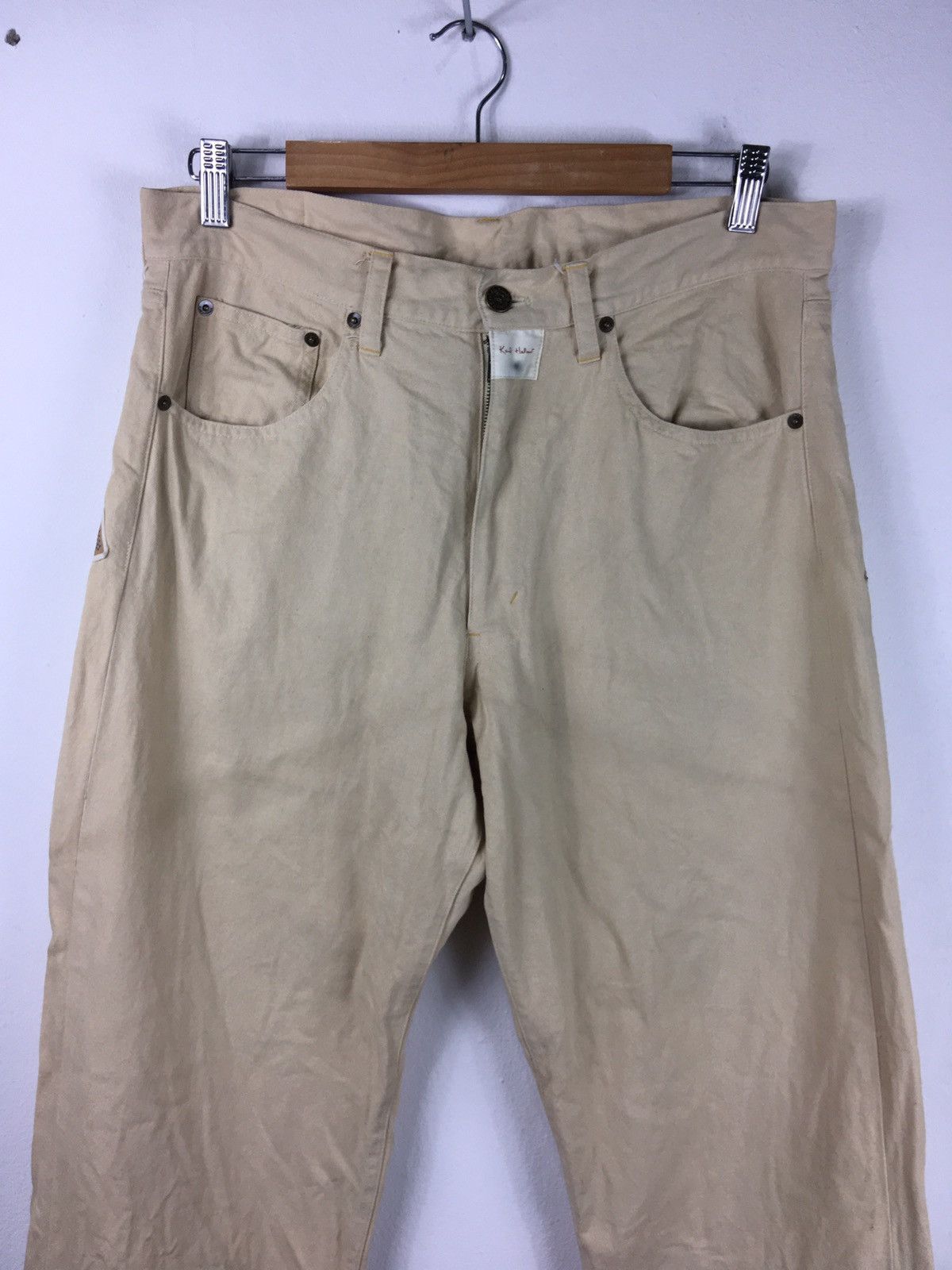 Karl Helmut Japanese Brand X Karl Helmut Patchwork Trouser Pants Size US 32 / EU 48 - 10 Thumbnail