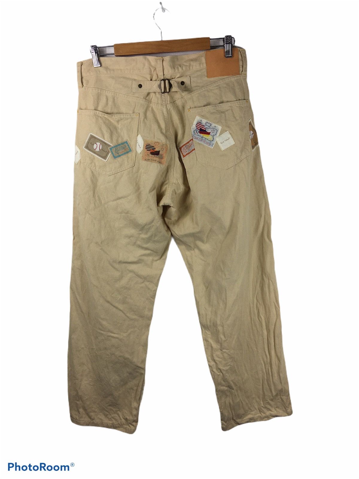 Karl Helmut Japanese Brand X Karl Helmut Patchwork Trouser Pants Size US 32 / EU 48 - 1 Thumbnail
