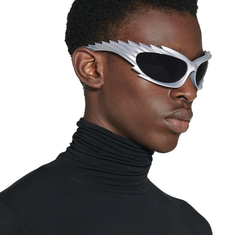 Balenciaga Balenciaga Spike Rectangle Sunglasses | Grailed