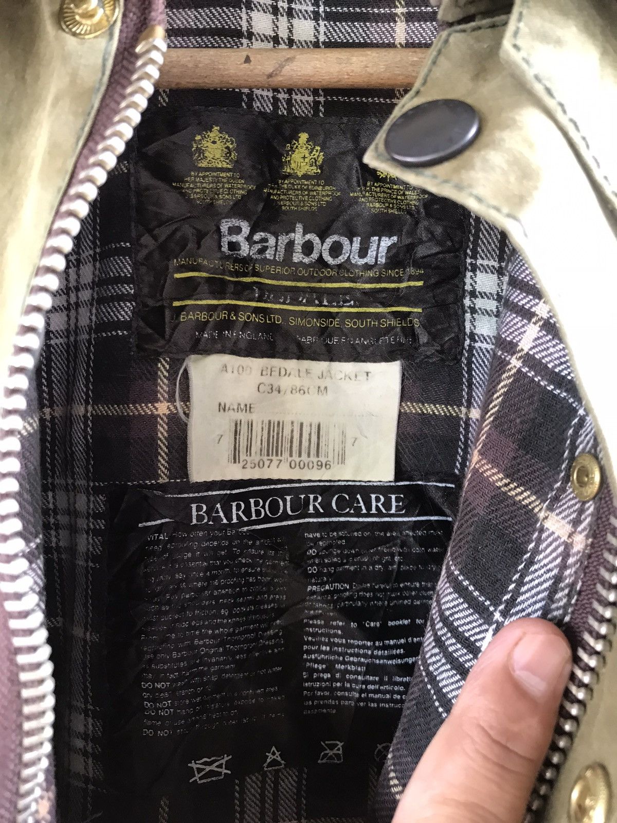 Barbour × Vintage RARE VINTAGE BARBOUR BEDALE JACKET Size US S / EU 44-46 / 1 - 10 Thumbnail