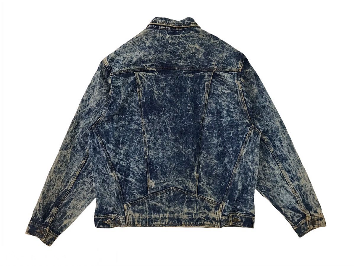 Japanese Brand Acid Wash Style Rue Du New Orleans Denim Jacket Size US L / EU 52-54 / 3 - 2 Thumbnail