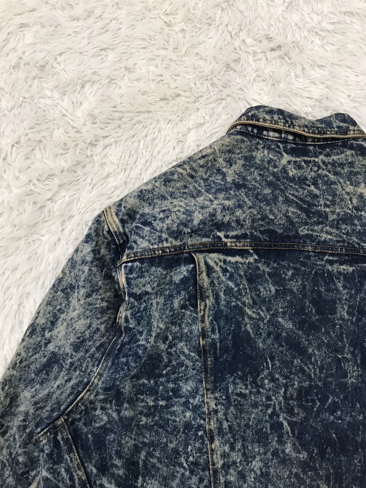 Japanese Brand Acid Wash Style Rue Du New Orleans Denim Jacket Size US L / EU 52-54 / 3 - 10 Thumbnail