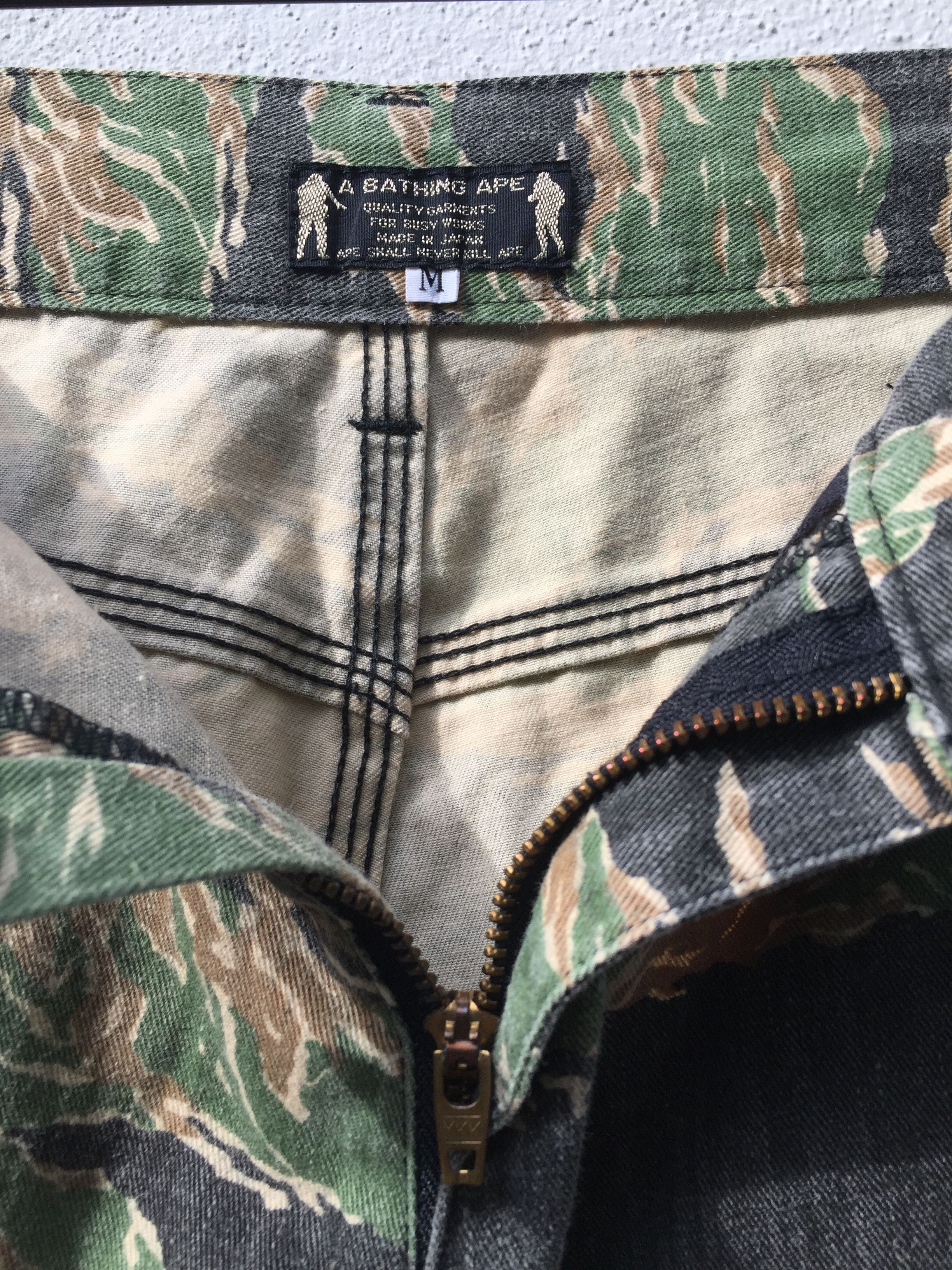 Bape Tiger Camo Pants Size US 32 / EU 48 - 15 Thumbnail