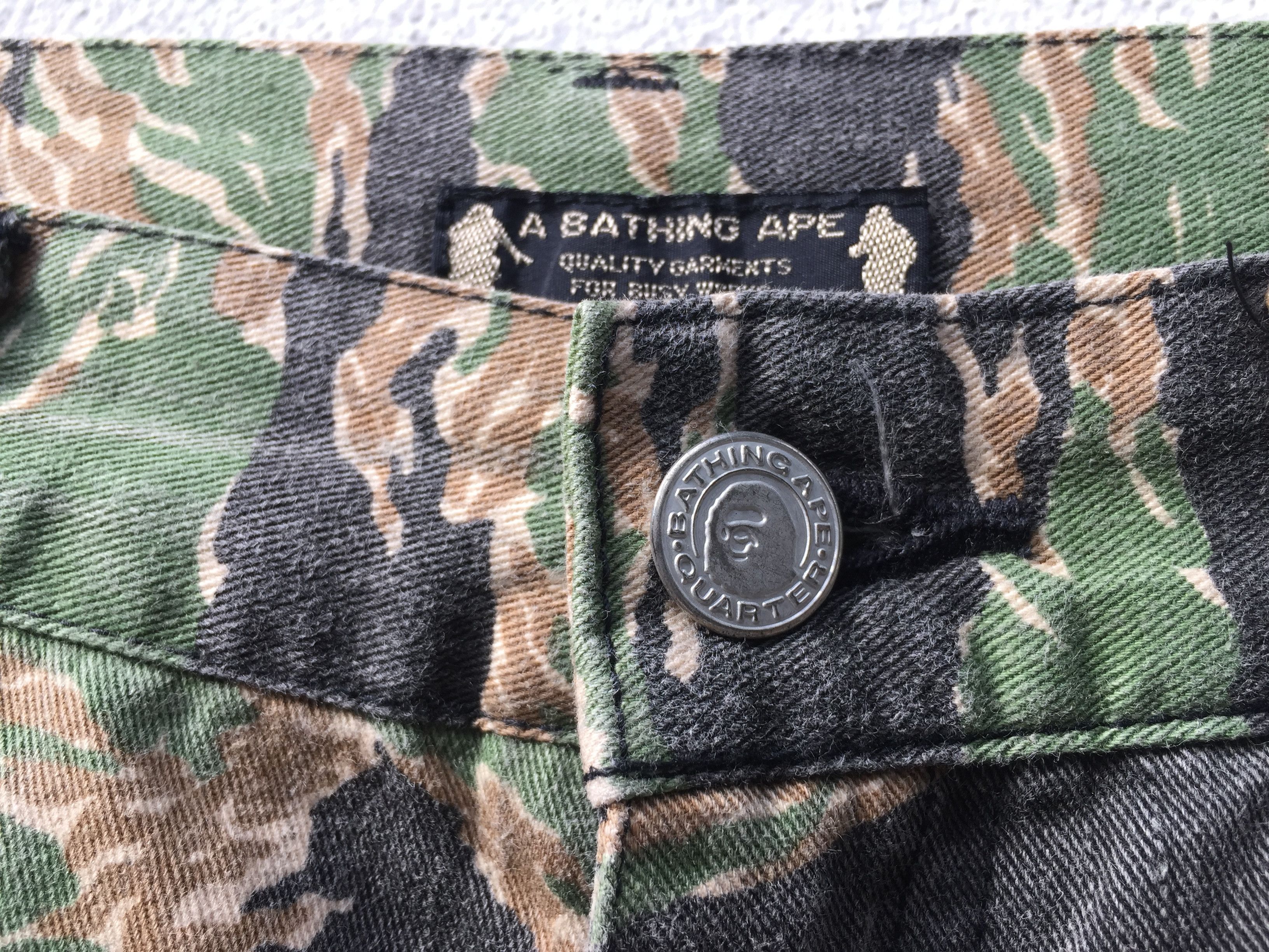 Bape Tiger Camo Pants Size US 32 / EU 48 - 13 Thumbnail