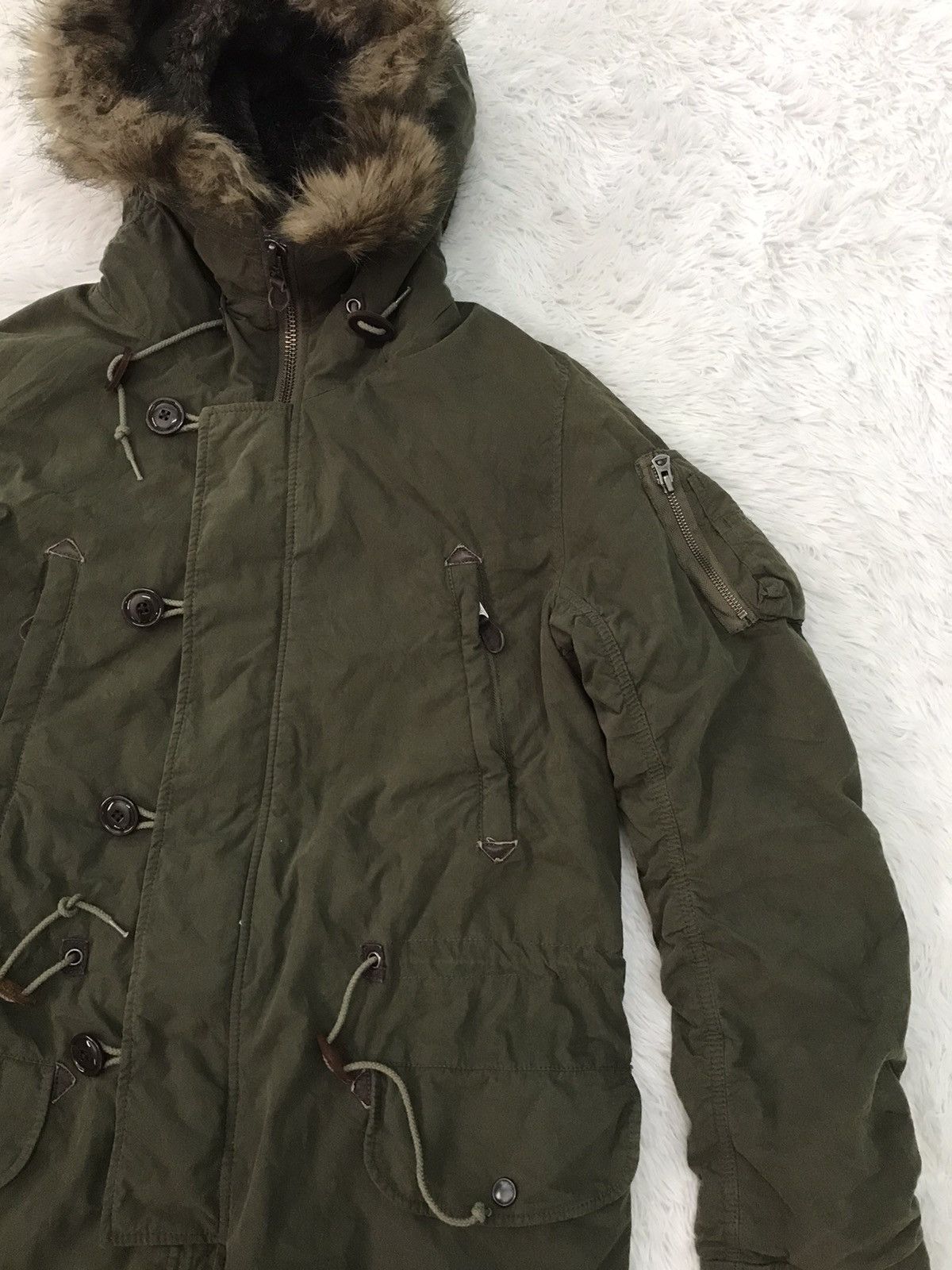 Johnbull Johnbull Parka Khaki Jacket Hooded Size US M / EU 48-50 / 2 - 6 Thumbnail
