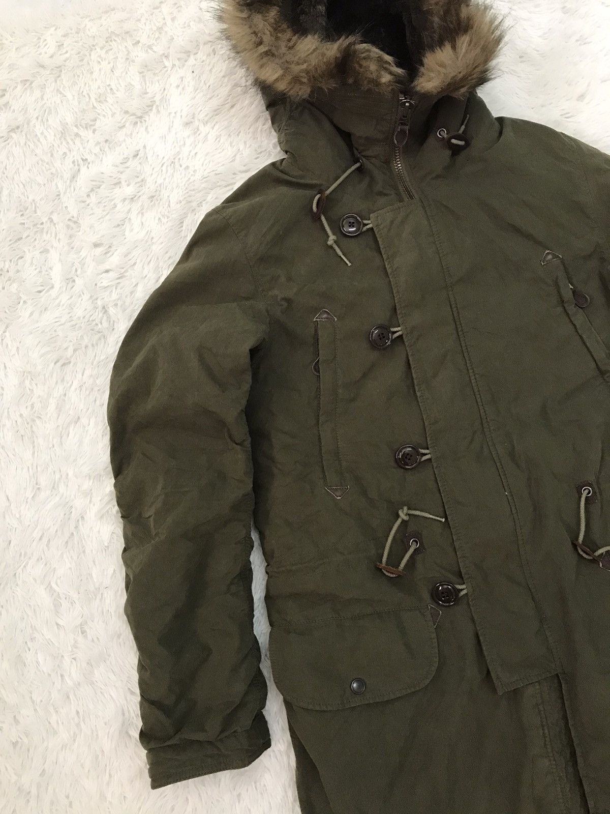 Johnbull Johnbull Parka Khaki Jacket Hooded Size US M / EU 48-50 / 2 - 5 Thumbnail