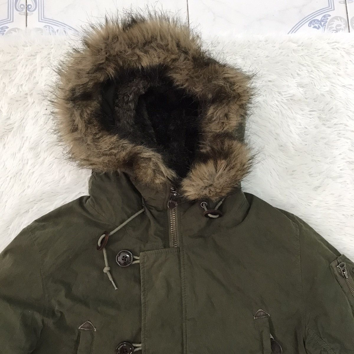 Johnbull Johnbull Parka Khaki Jacket Hooded Size US M / EU 48-50 / 2 - 7 Thumbnail