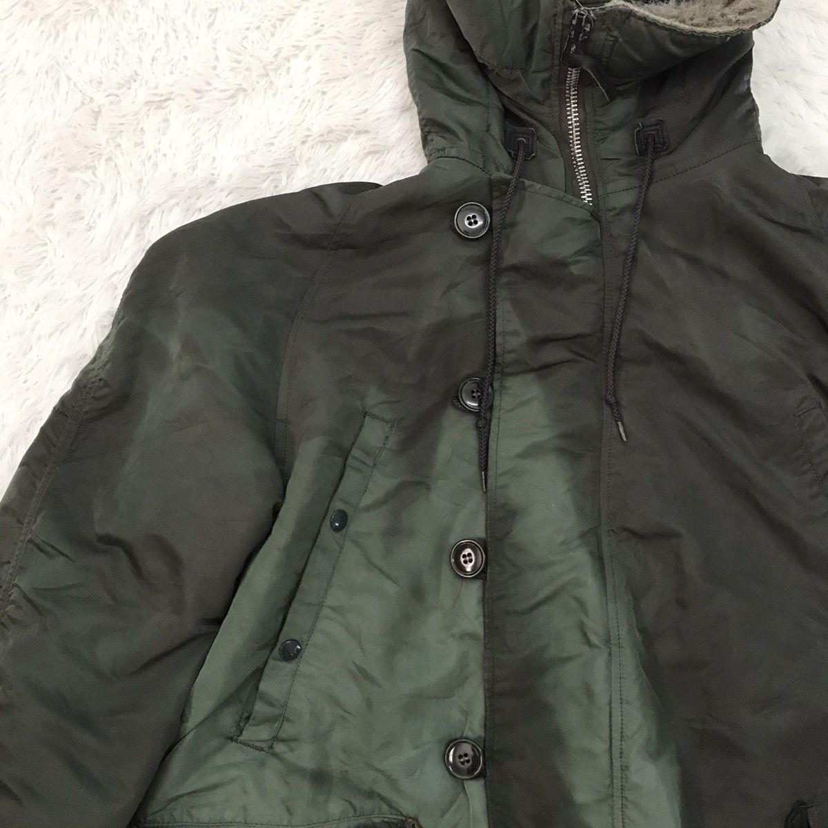 Alpha Industries Vtg Sun Faded Alpha Industries Type N-3B(N) Parka Jacket Size US L / EU 52-54 / 3 - 6 Thumbnail