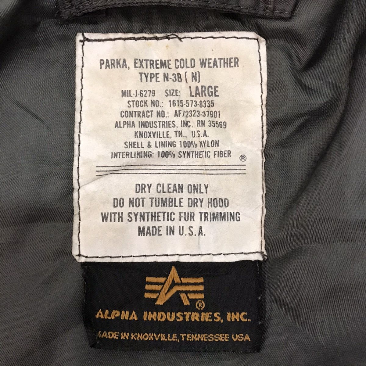 Alpha Industries Vtg Sun Faded Alpha Industries Type N-3B(N) Parka Jacket Size US L / EU 52-54 / 3 - 17 Thumbnail