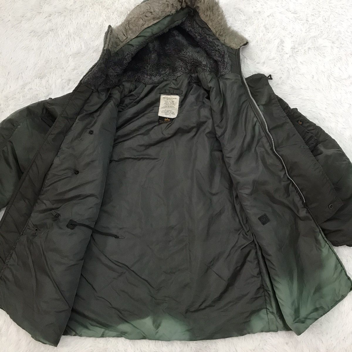 Alpha Industries Vtg Sun Faded Alpha Industries Type N-3B(N) Parka Jacket Size US L / EU 52-54 / 3 - 15 Thumbnail