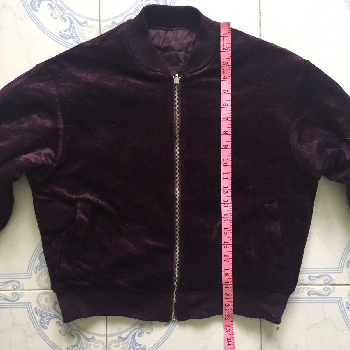 Japanese Brand Velvet Flowers Birds Sukajan Style Jacket Size US S / EU 44-46 / 1 - 15 Thumbnail